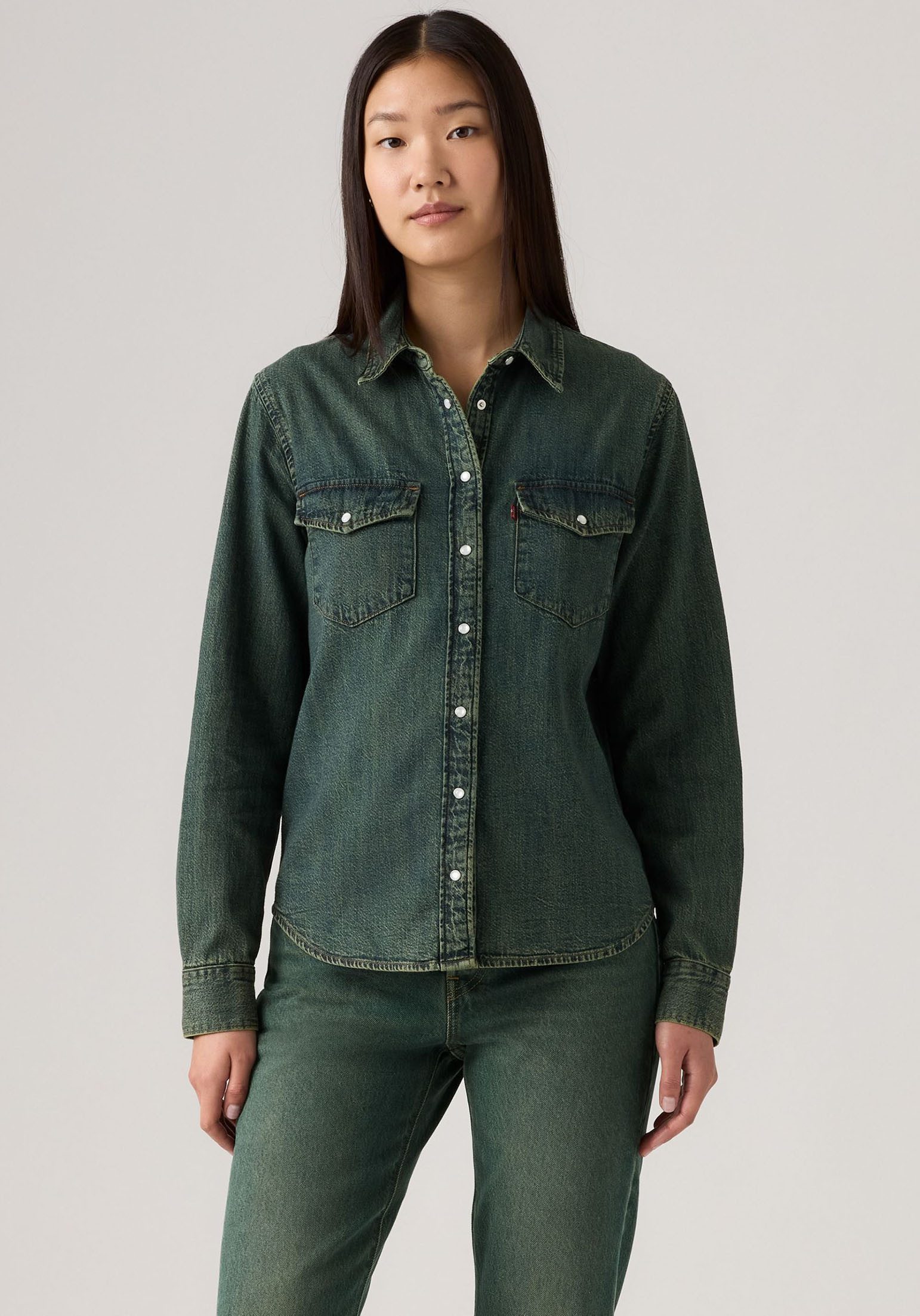 Levi's® Jeansbluse ESSENTIAL WESTERN mit Brusttaschen günstig online kaufen