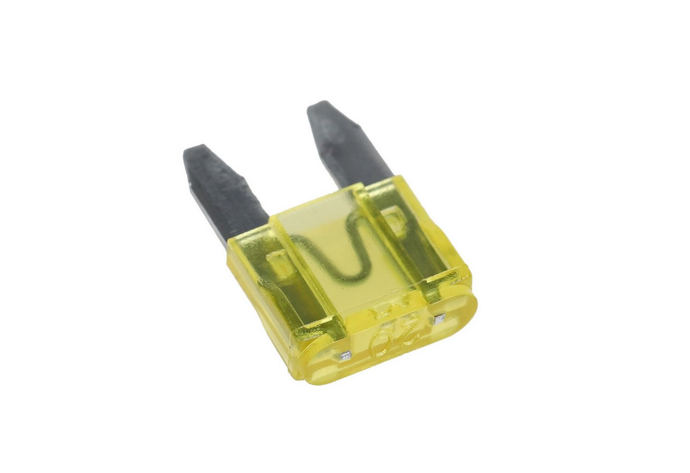 Thumbnail - alca Sicherheitsrelais Mini-Sicherungen 20A, 100 St. Economy Box gelb Mini Flachsicherung, (Set, 100-St)
