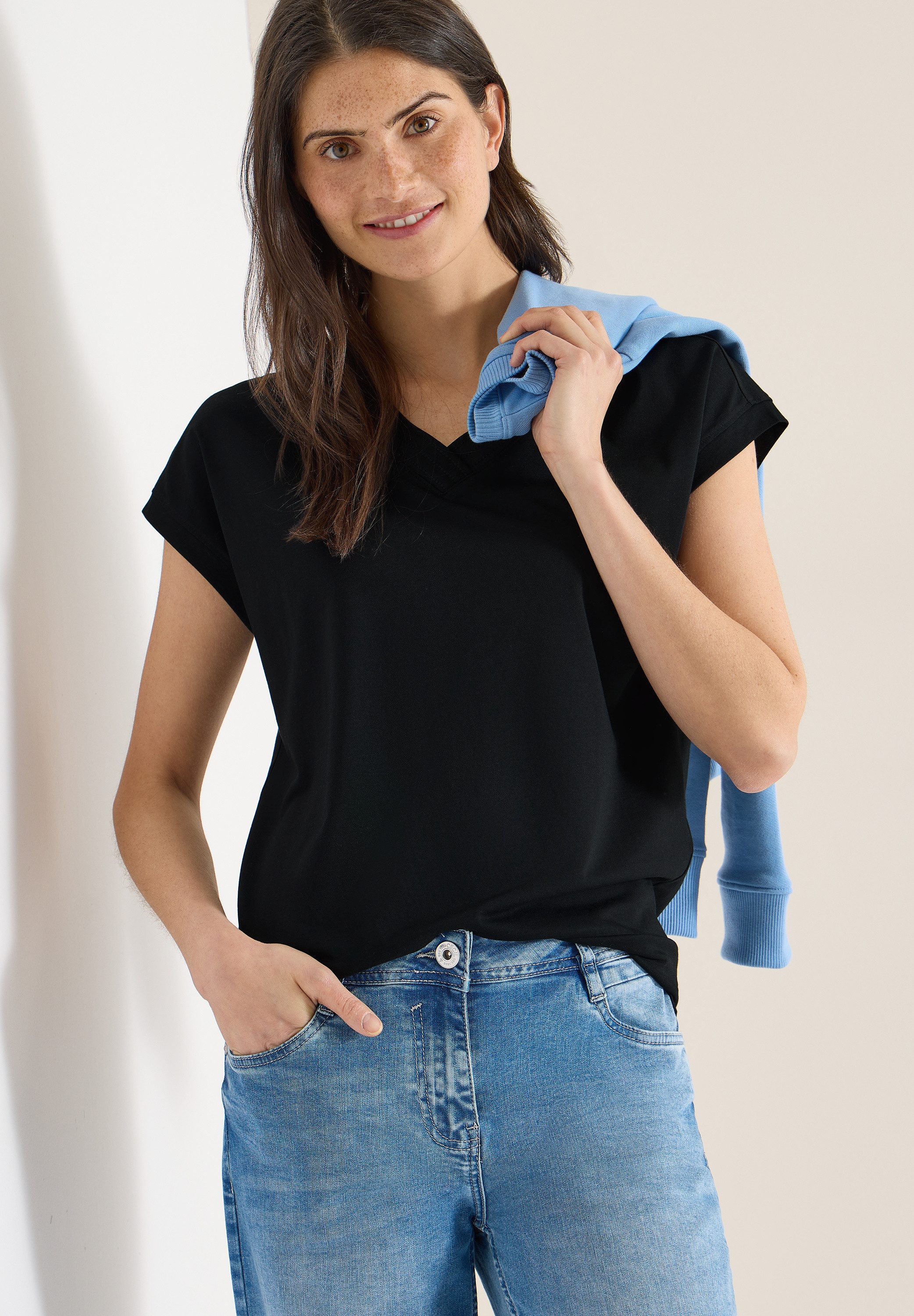 CECIL V-Shirt Jersey