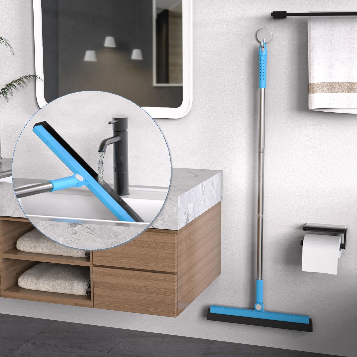 LETGOSPT Wasserabzieher Wasserschieber Bodenabzieher Dusche Fensterabzieher günstig online kaufen