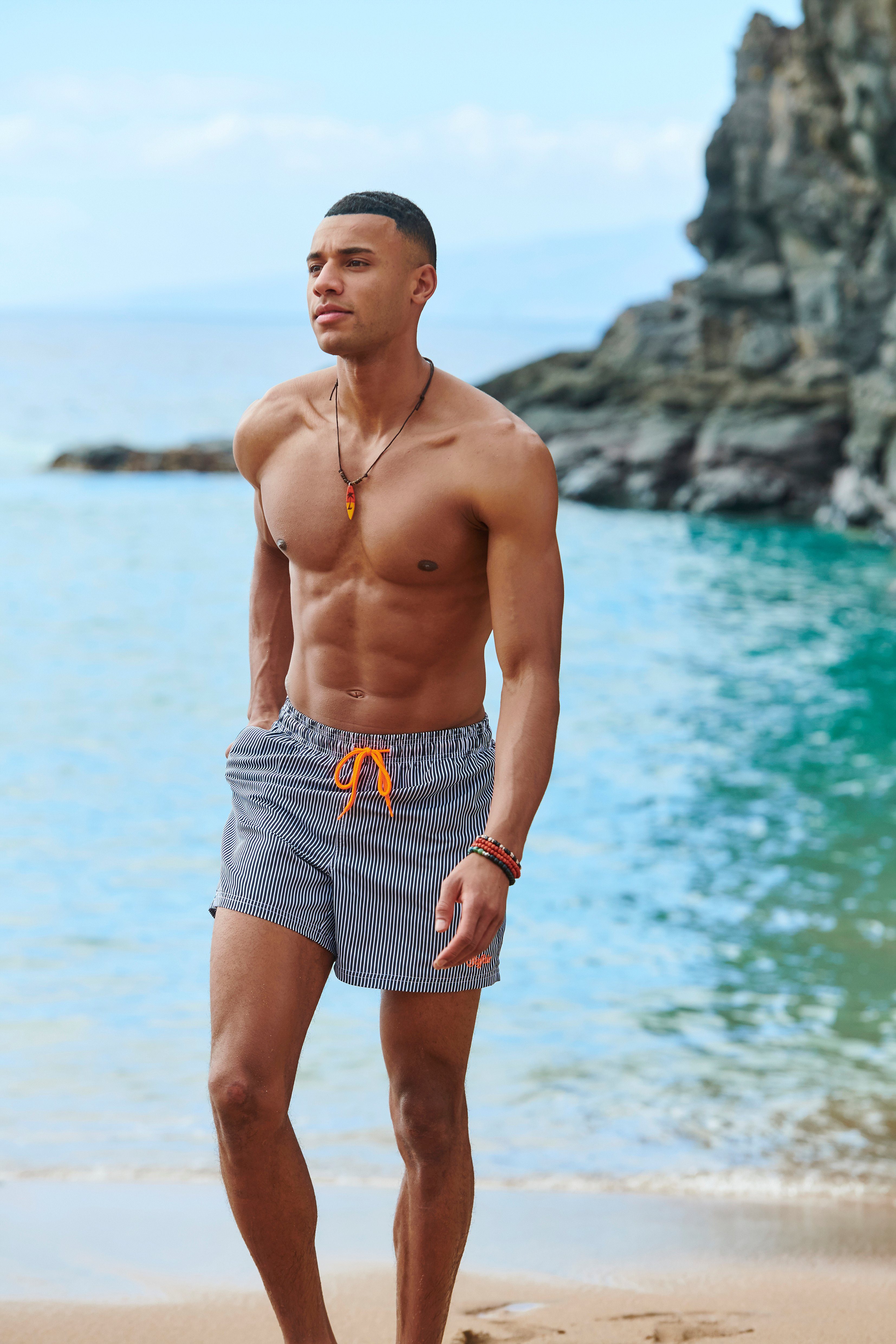 Buffalo Badeshorts in feinem Streifenlook