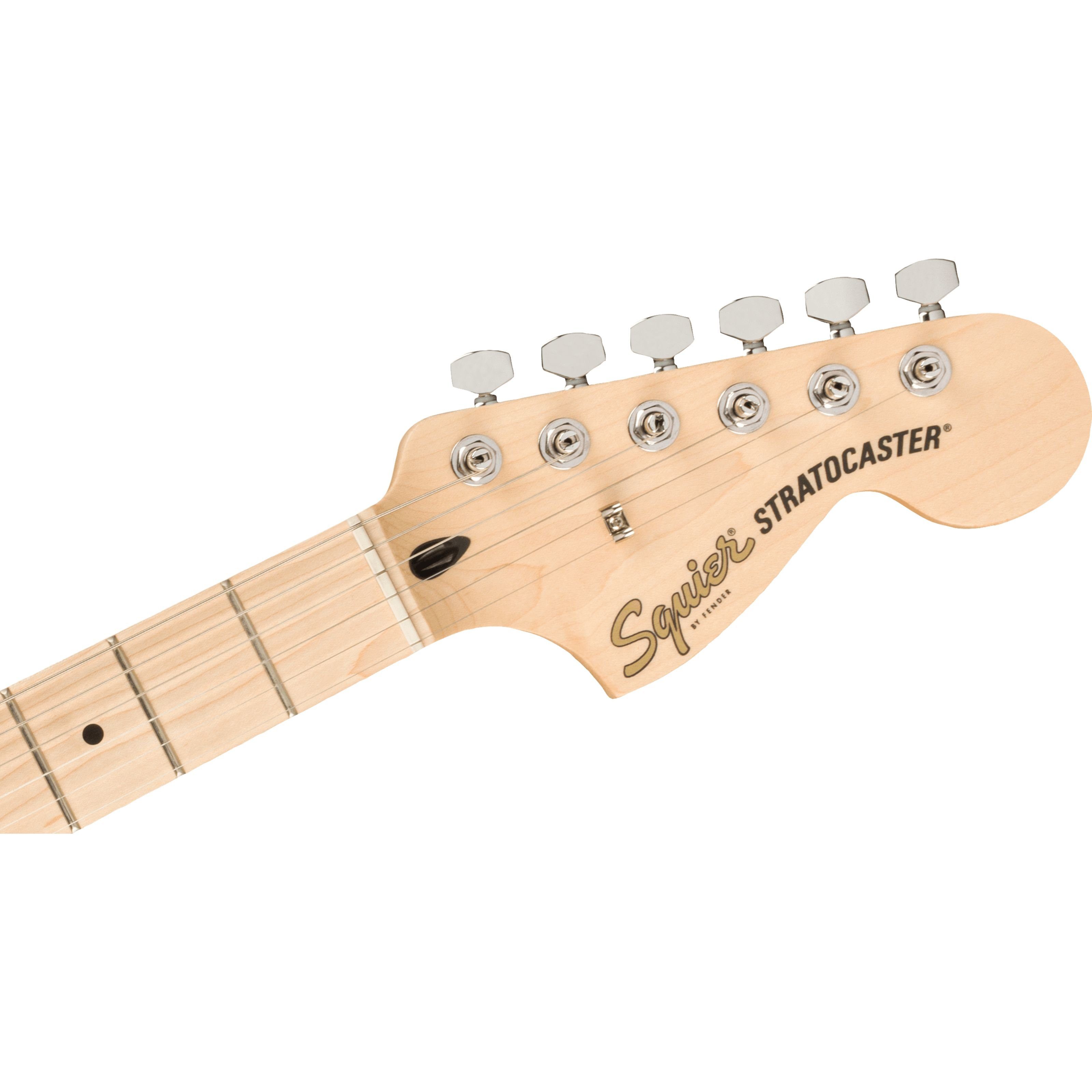 - HSS Spielzeug-Musikinstrument, Squier E-Gitarren Lake Placid MN Pack Series Blue Affinity Stratocaster