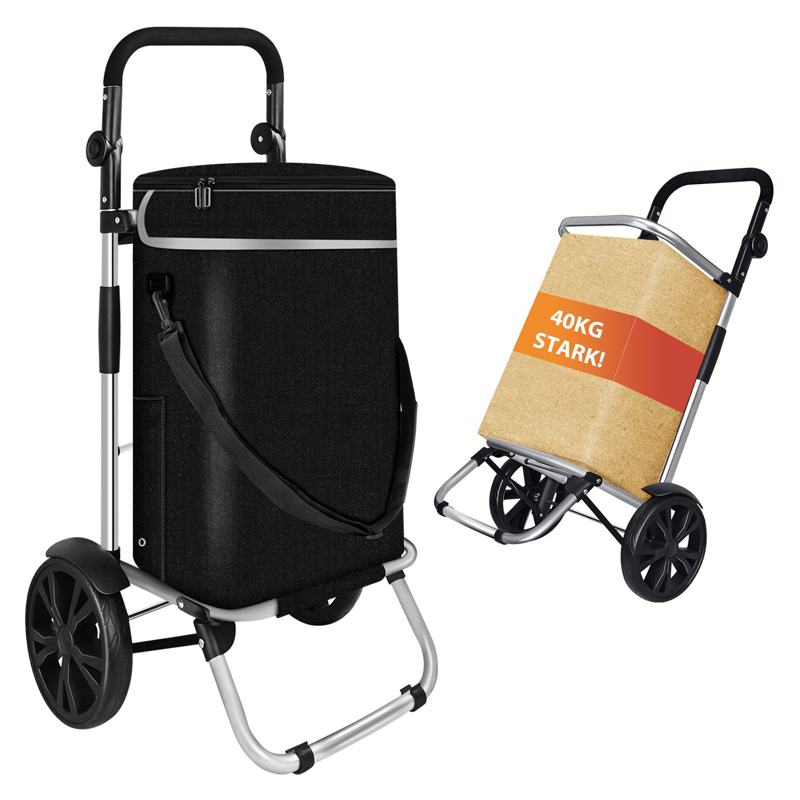 MODFU Einkaufstrolley 3in1 Einkaufsrollwagen Einkaufsbeutel Einkaufswagen günstig online kaufen