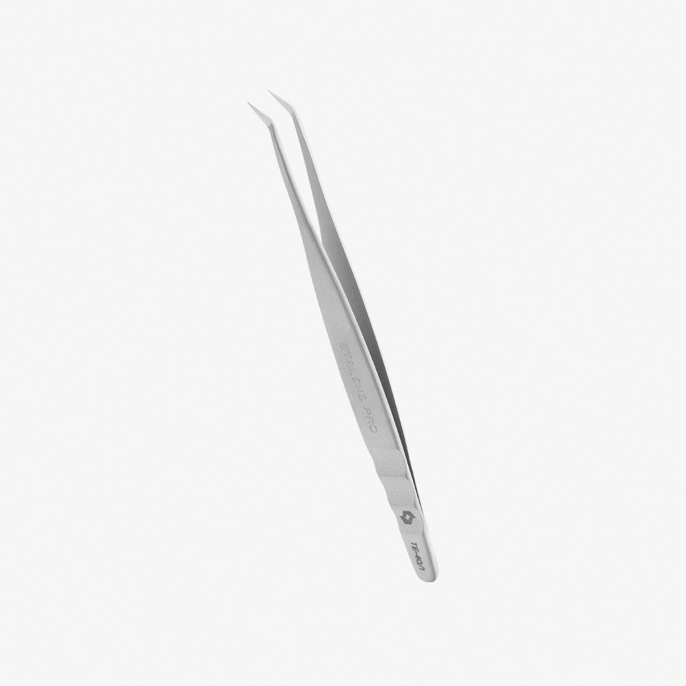 STALEKS Augenbrauenpinzette EXPERT 40 TYP 1, Volumen Pinzette, L-shaped, 50°, 1-tlg., Förmig L, 50°