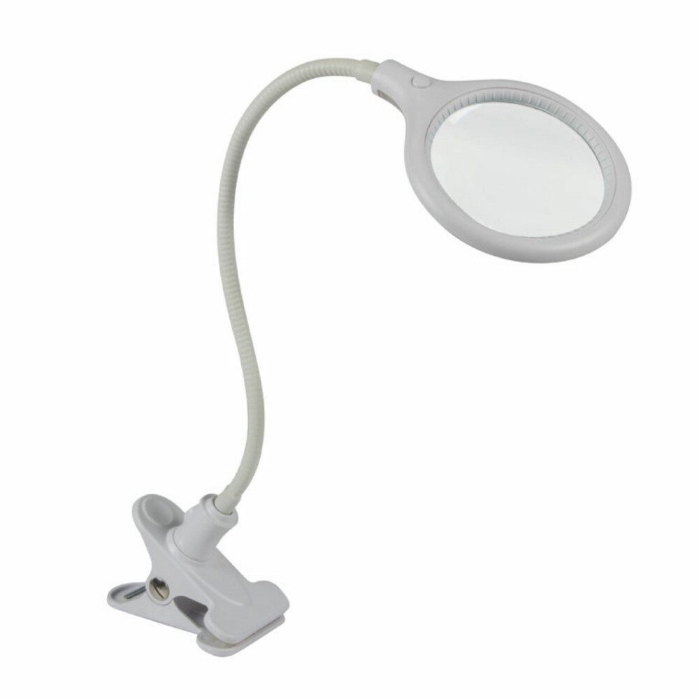 Velleman LED Arbeitsleuchte LED-LUPENLEUCHTE MIT BEFESTIGUNGSCLIP - 5 DIOPTRIEN - 6 W - 30 LEDs -