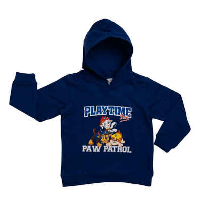 United Labels® Sweatshirt Paw Patrol Sweatshirt für Jungen - Playtime Hoodie Blau