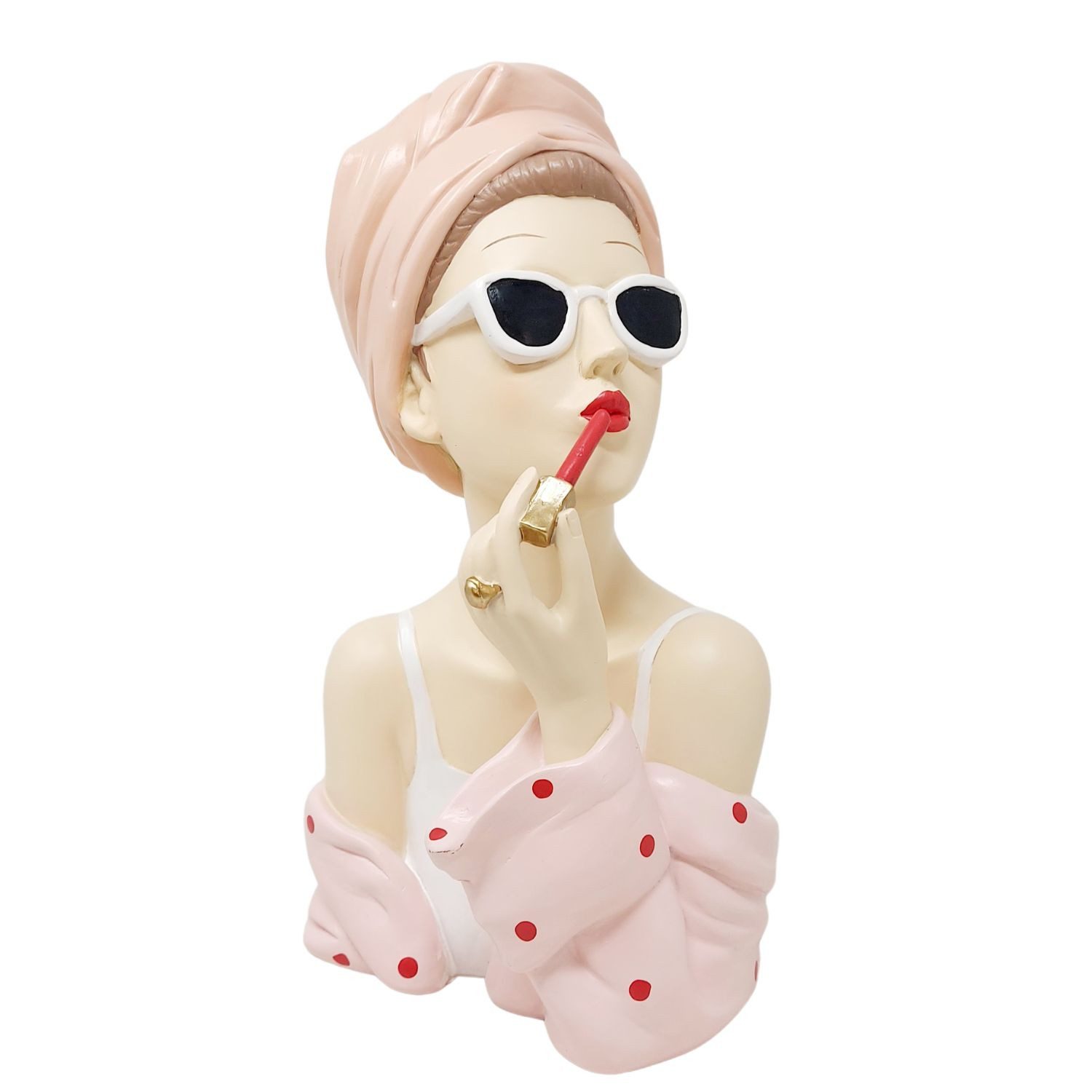formano Dekofigur LADY, handbemalt, Mehrfarbig, Frau, H: 27cm