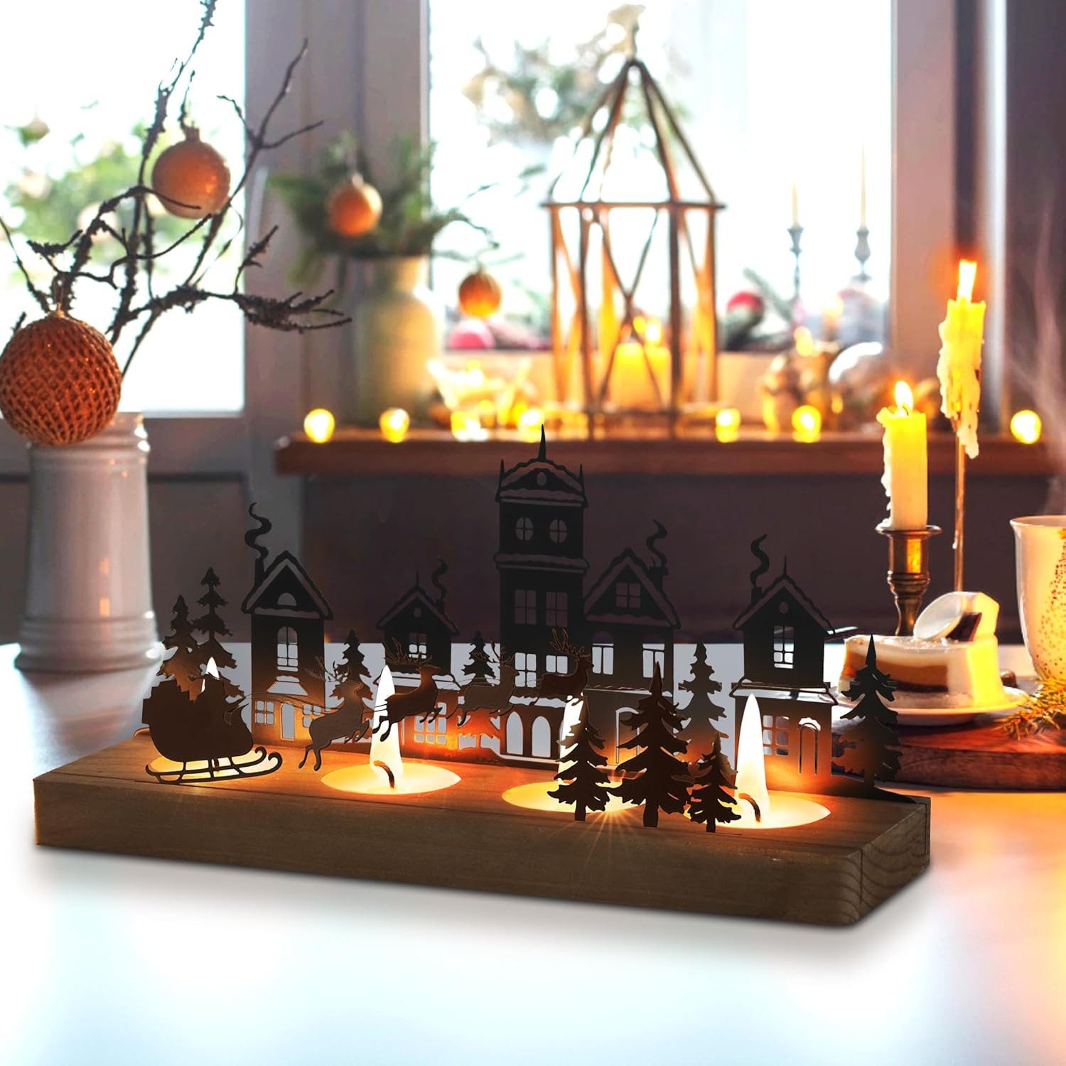 Coonoor Kerzenhalter Dekoschale, Teelichthalter, Kerzenständer Weihnachten günstig online kaufen