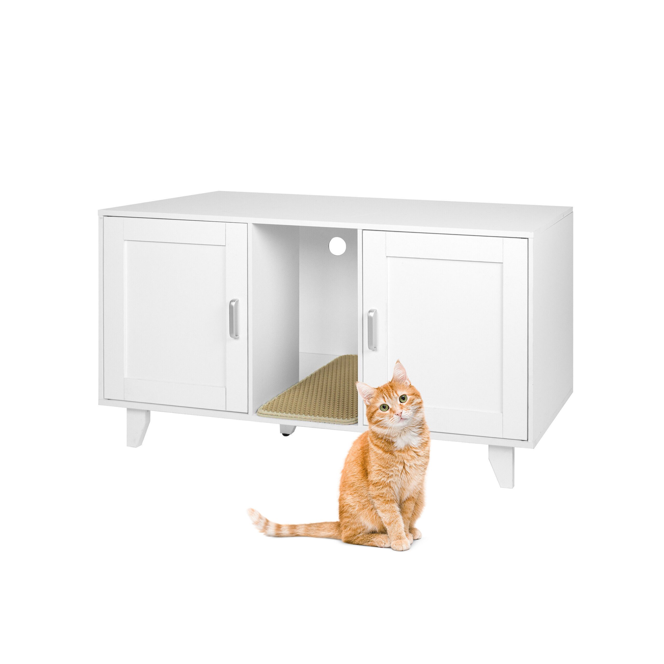 Katzenhaus XXL Katzenschrank für Katzenklo