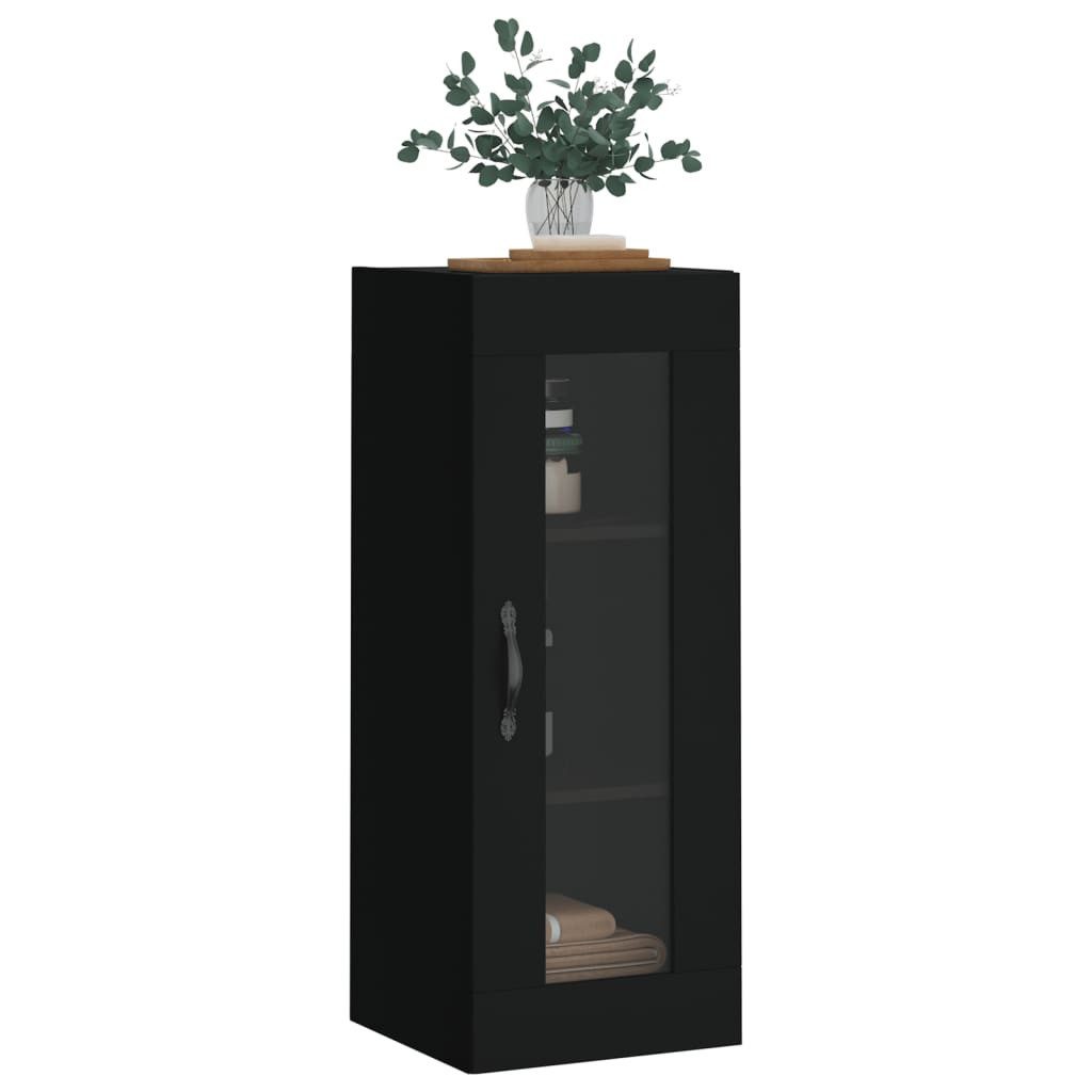 vidaXL Hängeschrank Wandschrank Schwarz 34,5x34x90 cm günstig online kaufen