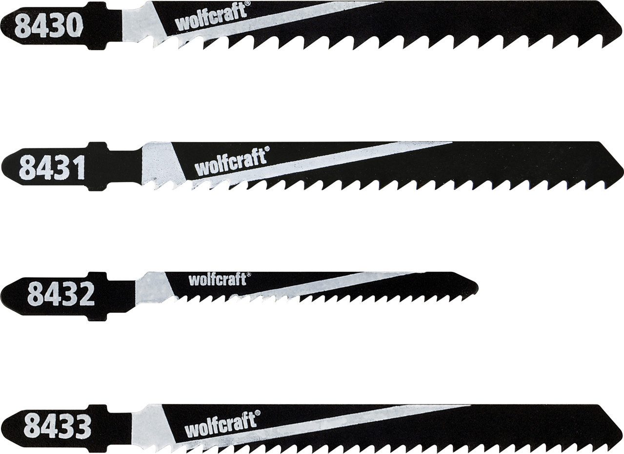 Wolfcraft Stichsägeblatt Wolfcraft Stichsägeblätter-Set 8430000 10 Stück