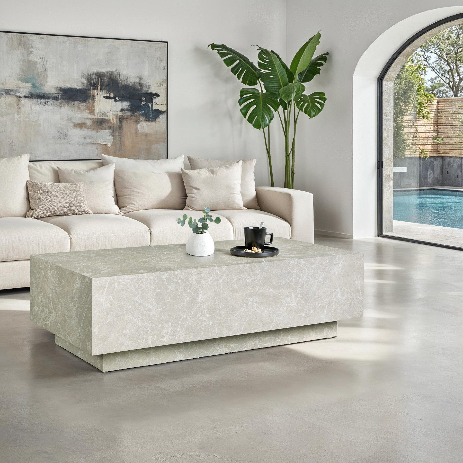 tectake Couchtisch Lasley (1-St., 1 tlg), günstig online kaufen