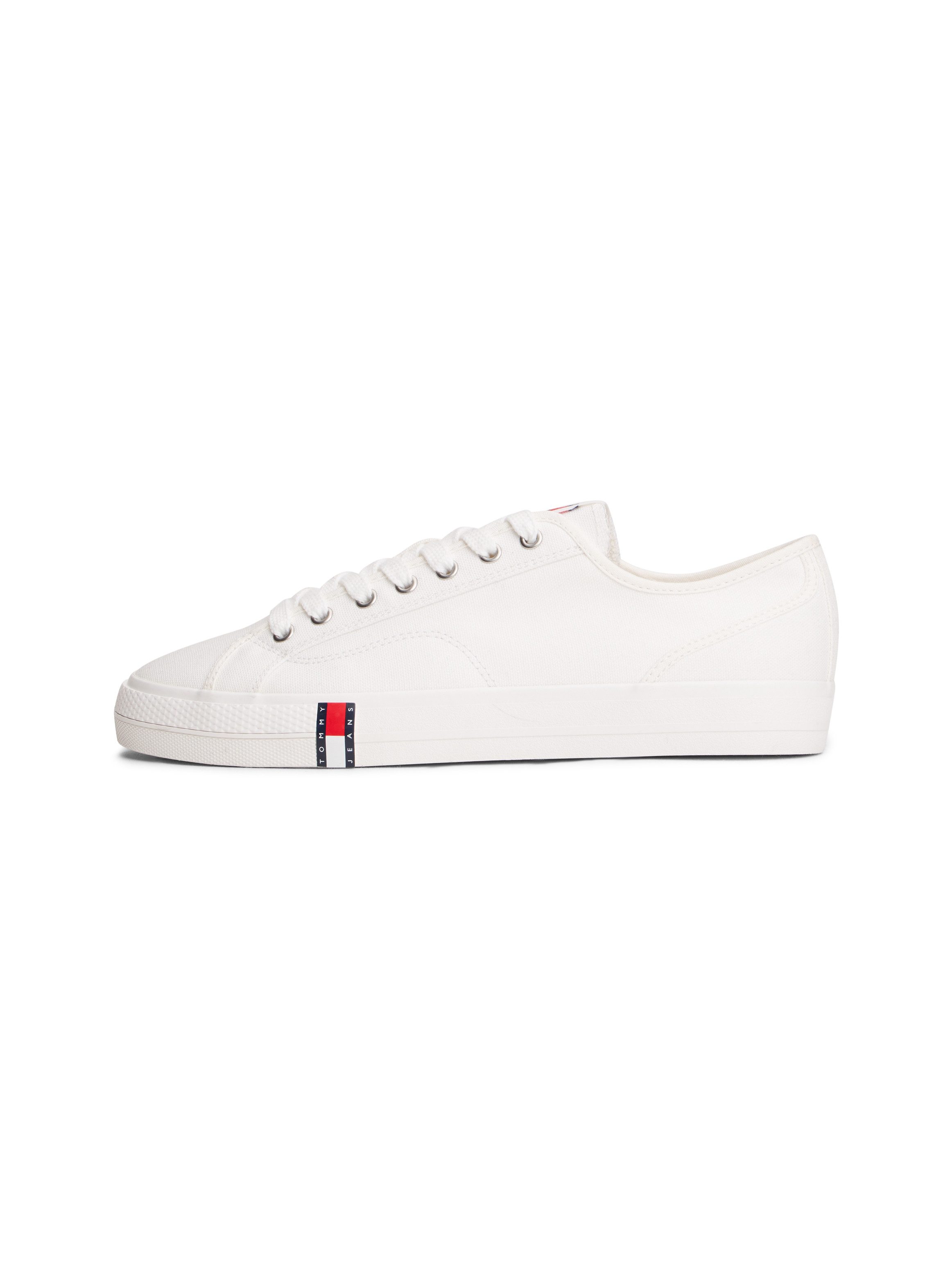 Tommy Jeans ARCHIVE VULC Y2K Sneaker Freizeitschuh, Halbschuh, Schnürschuh mit Logoflagge im Plateau – Bild 4 von 5