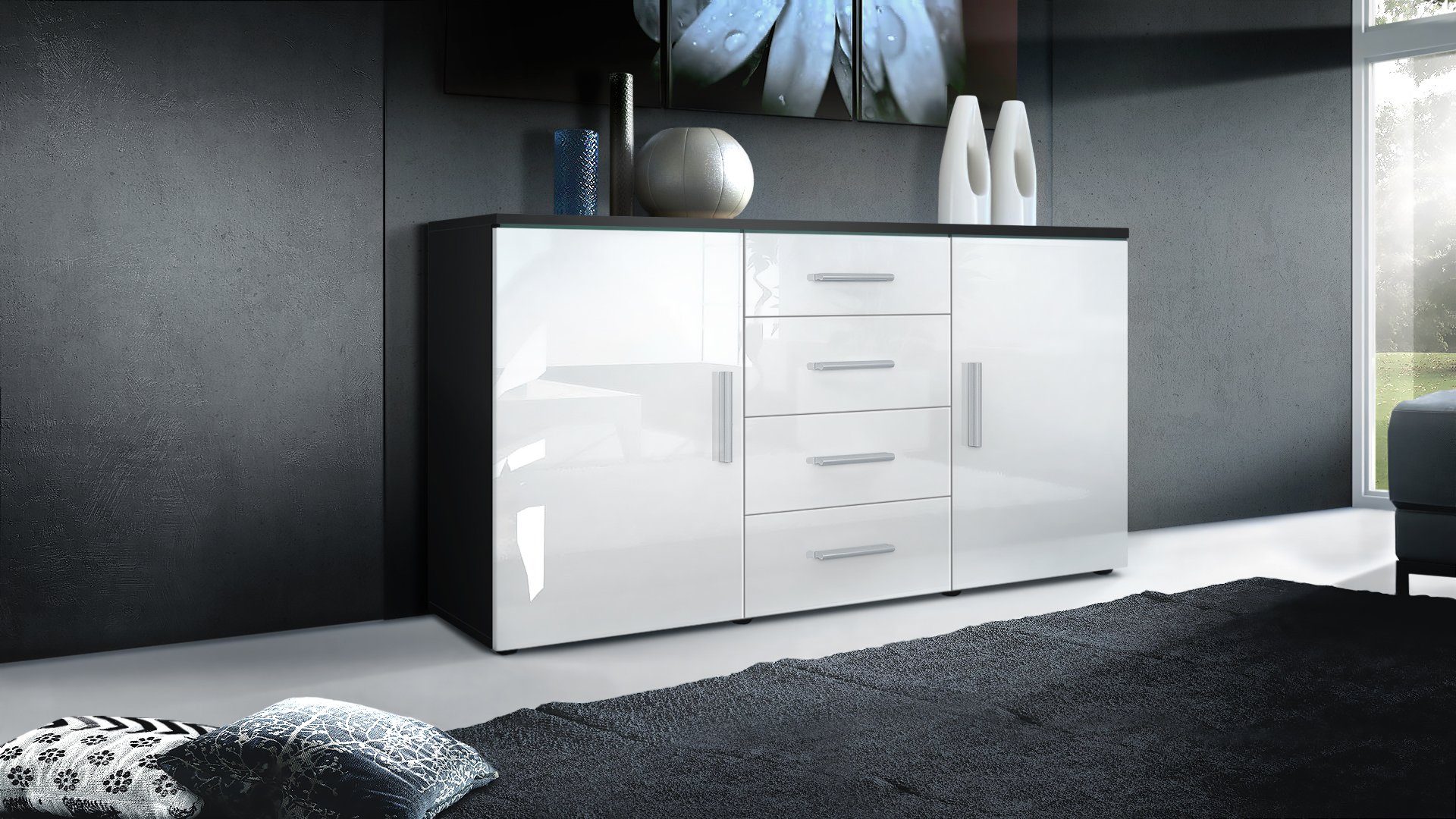 Vladon Sideboard Faro V1 (Kommode, mit günstig online kaufen