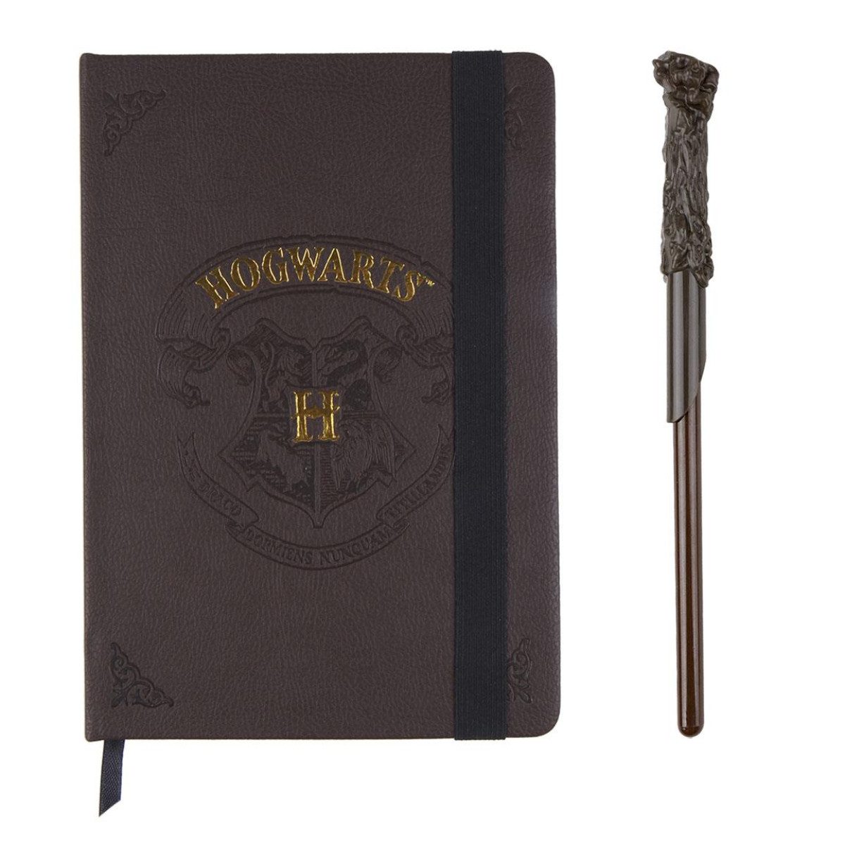 Harry Potter Notizbuch Hogwarts Schreibwaren-Set – Magisches Schulzubehör mit Zauberstab