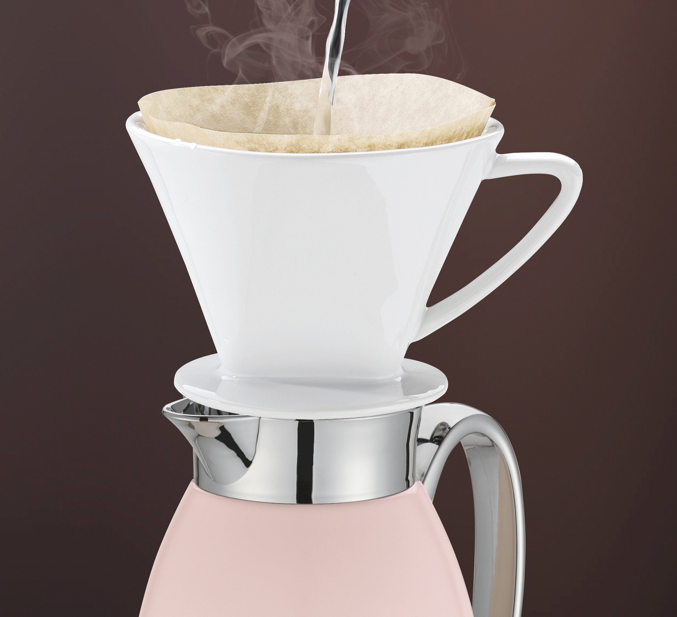 Cilio Isolierkanne Isolierkanne Kaffeekanne Thermoskanne Teekanne cilio VENEZIA rosa