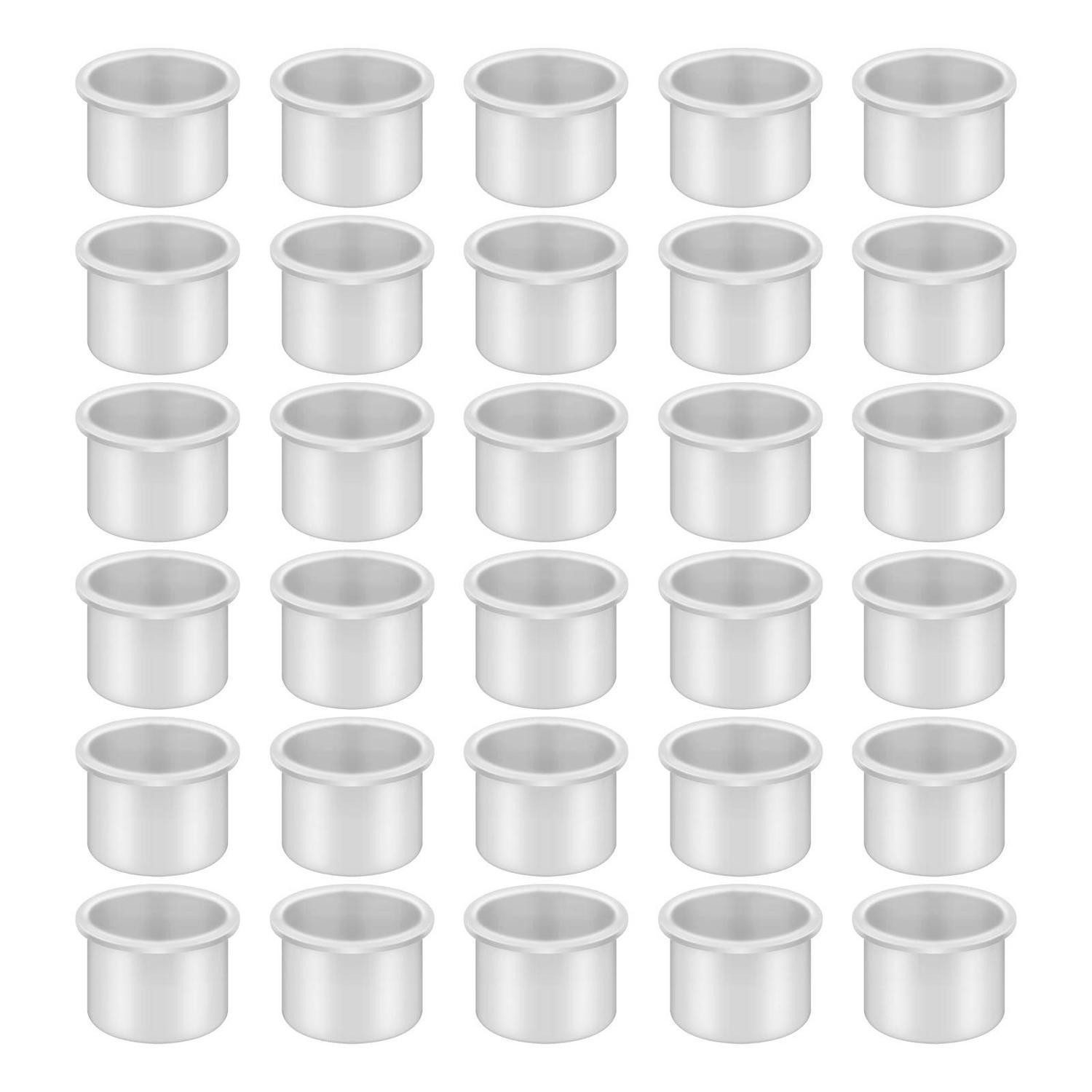 LuxusKollektion Kerzentülle Kerzentüllen Silber 40 Stk (40 St)