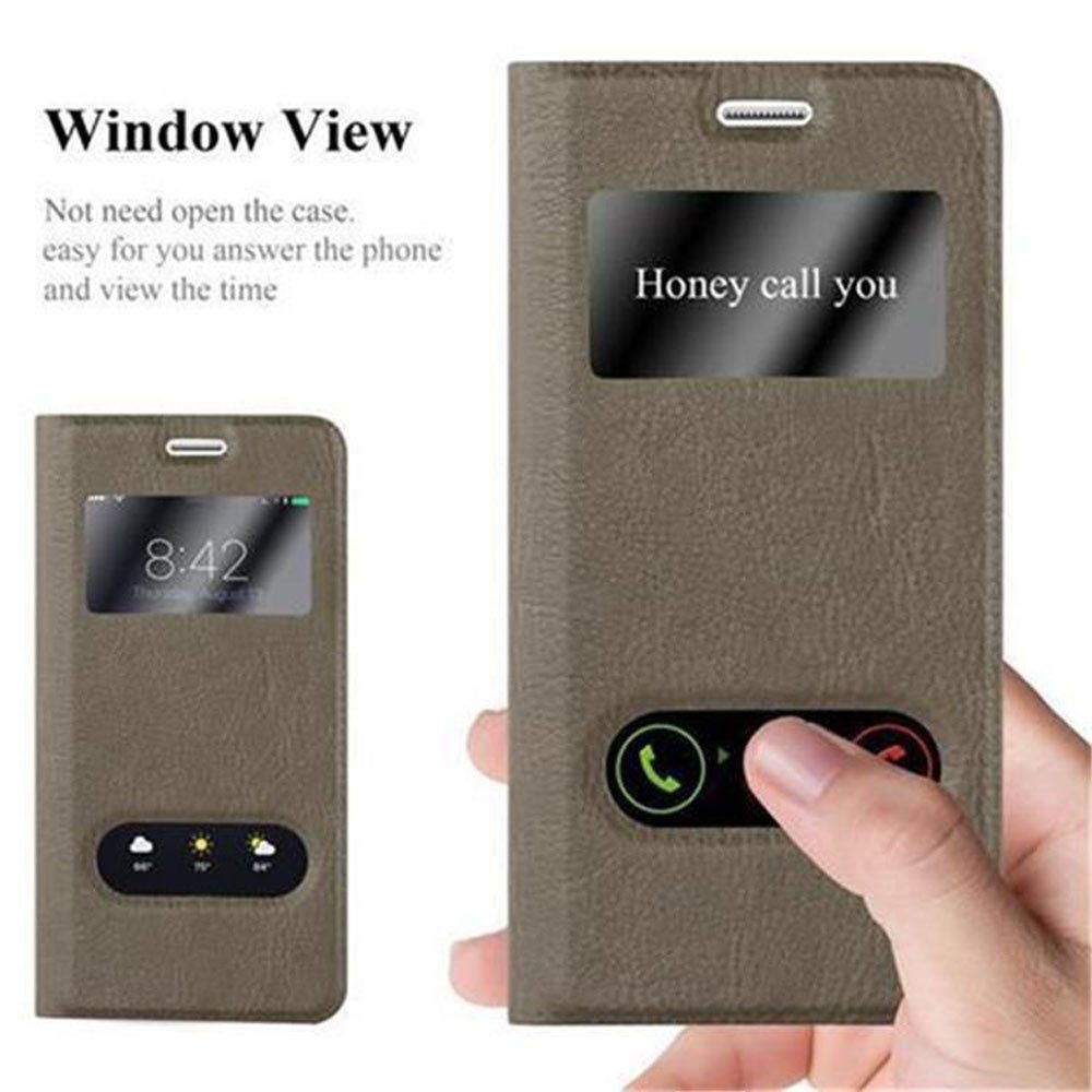 Cadorabo Handyhülle für Samsung Galaxy S5 / S5 NEO Hülle Samsung Galaxy S5 / S5 NEO, Klappbare Handy Schutzhülle - Hülle - mit Standfunktion und Kartenfach