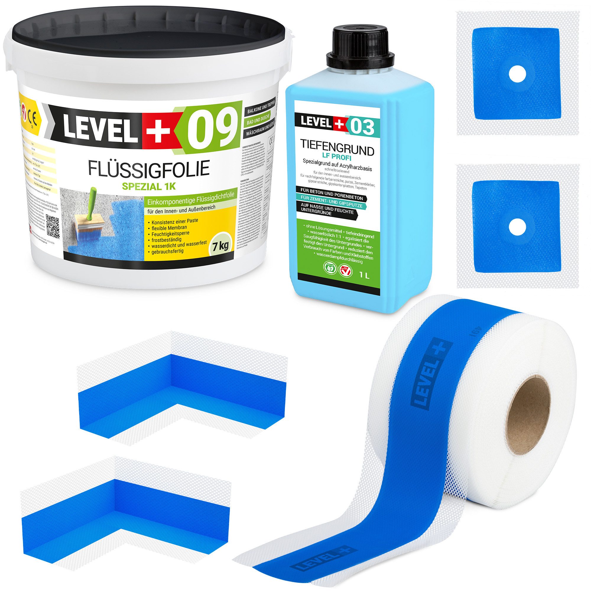 Level+ Dichtstoff Dichtset für Duschabdichtung Dichtband günstig online kaufen