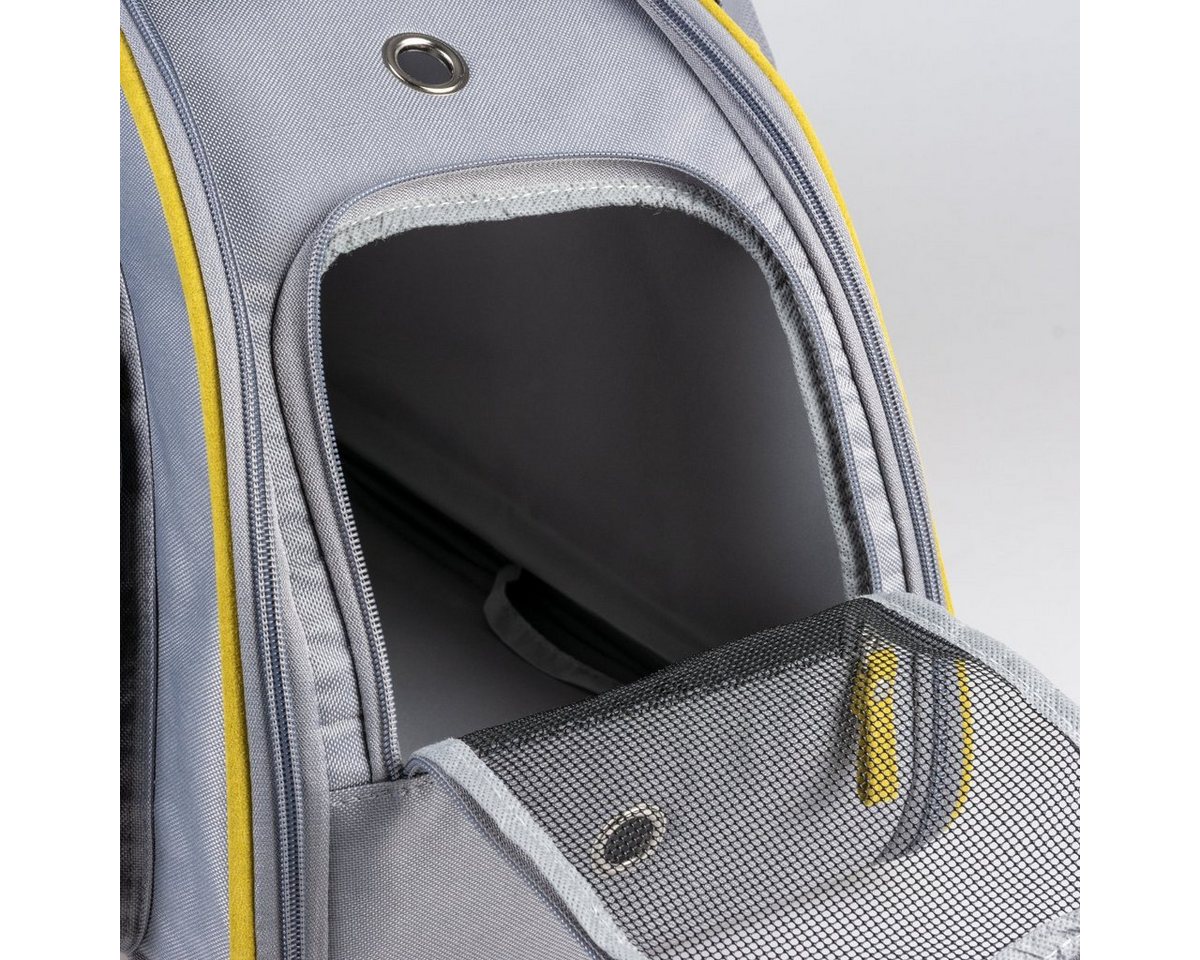 Thumbnail - DUVO+ Tiertransporttasche Paris Pet Bag Comfy grau für Hunde