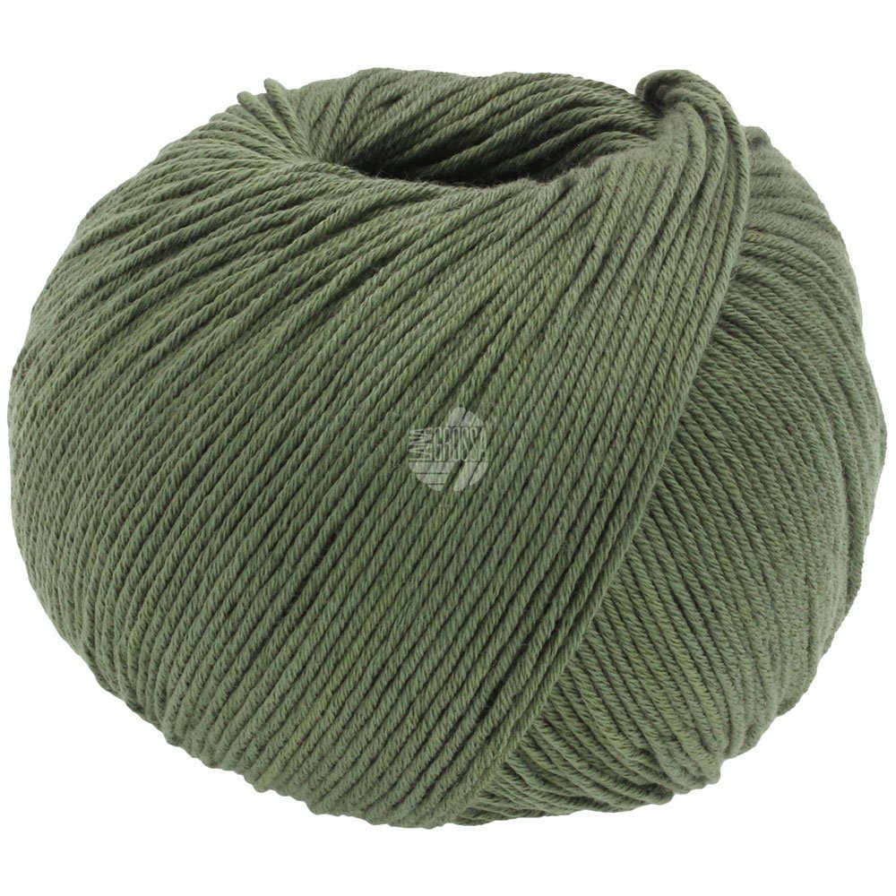 LANA GROSSA COTTON LOVE Häkelwolle, 170 m (feines, weiches Baumwollgarn in Millefilli-Drehung), 50 g