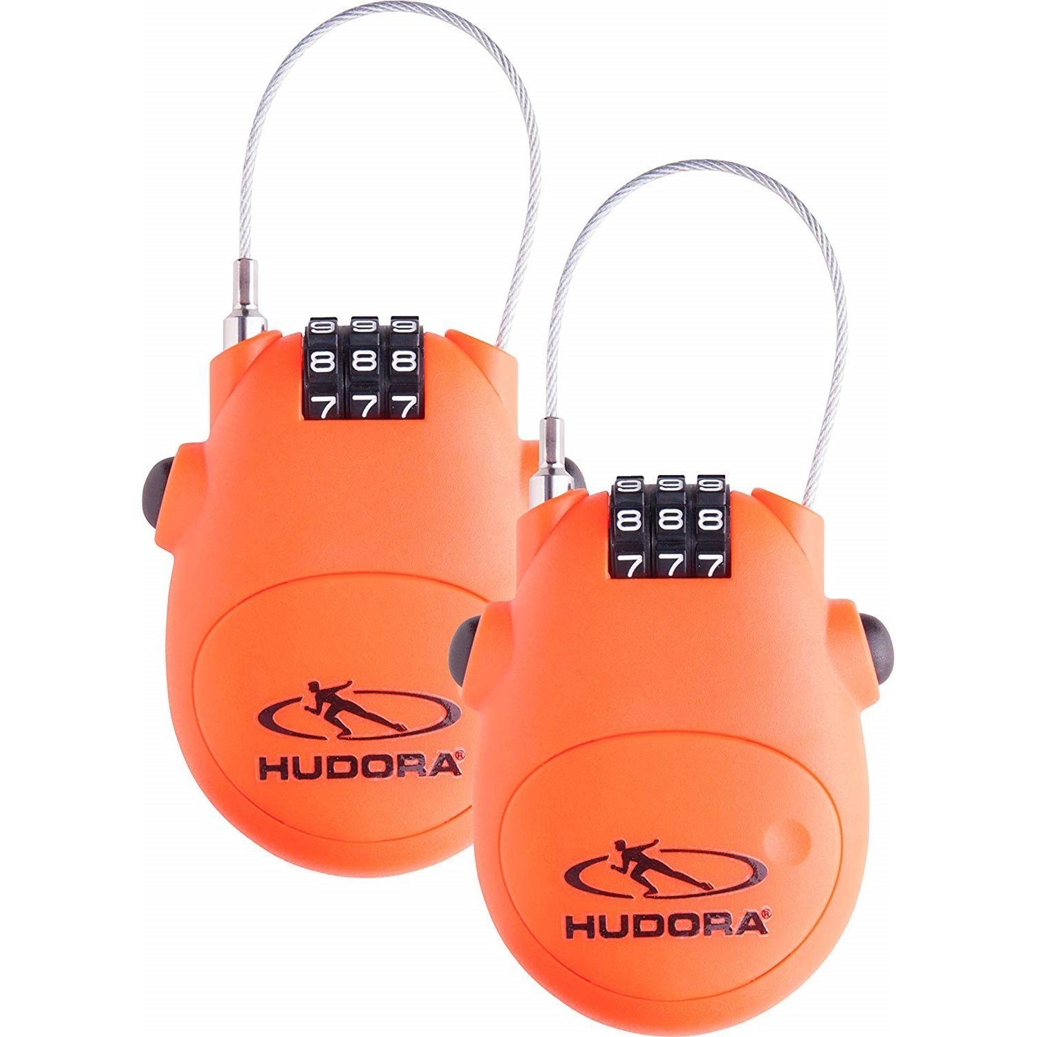 Hudora Kabelschloss 14492-2 Kabelschloss 2er-Set