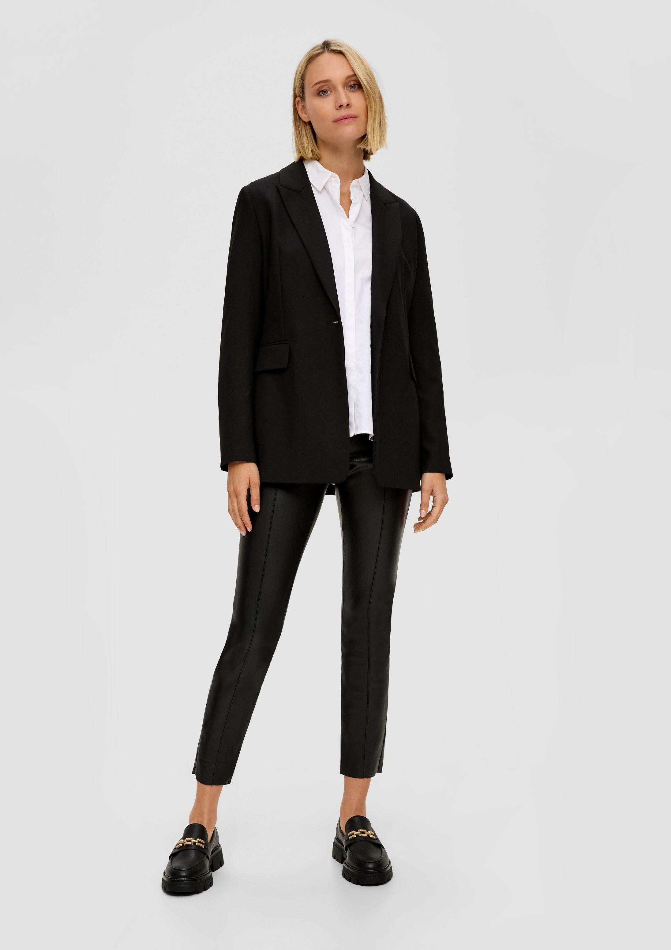 s.Oliver 7/8-Hose Hose Skinny: Hose aus Lederimitat