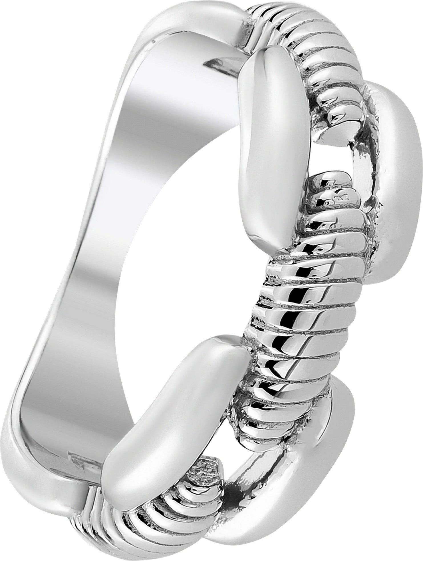 Balia Silberring Balia Damen massiv Ring aus 925 Silber (Fingerring), Damen Ring Kette, 62 (19,7), Silber 925, Farbe: silber