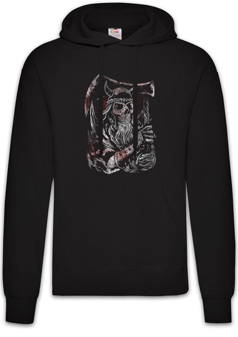 Hoodie Viking Skull III Herren Hoodie Wikinger Totenschädel Runen Vikings