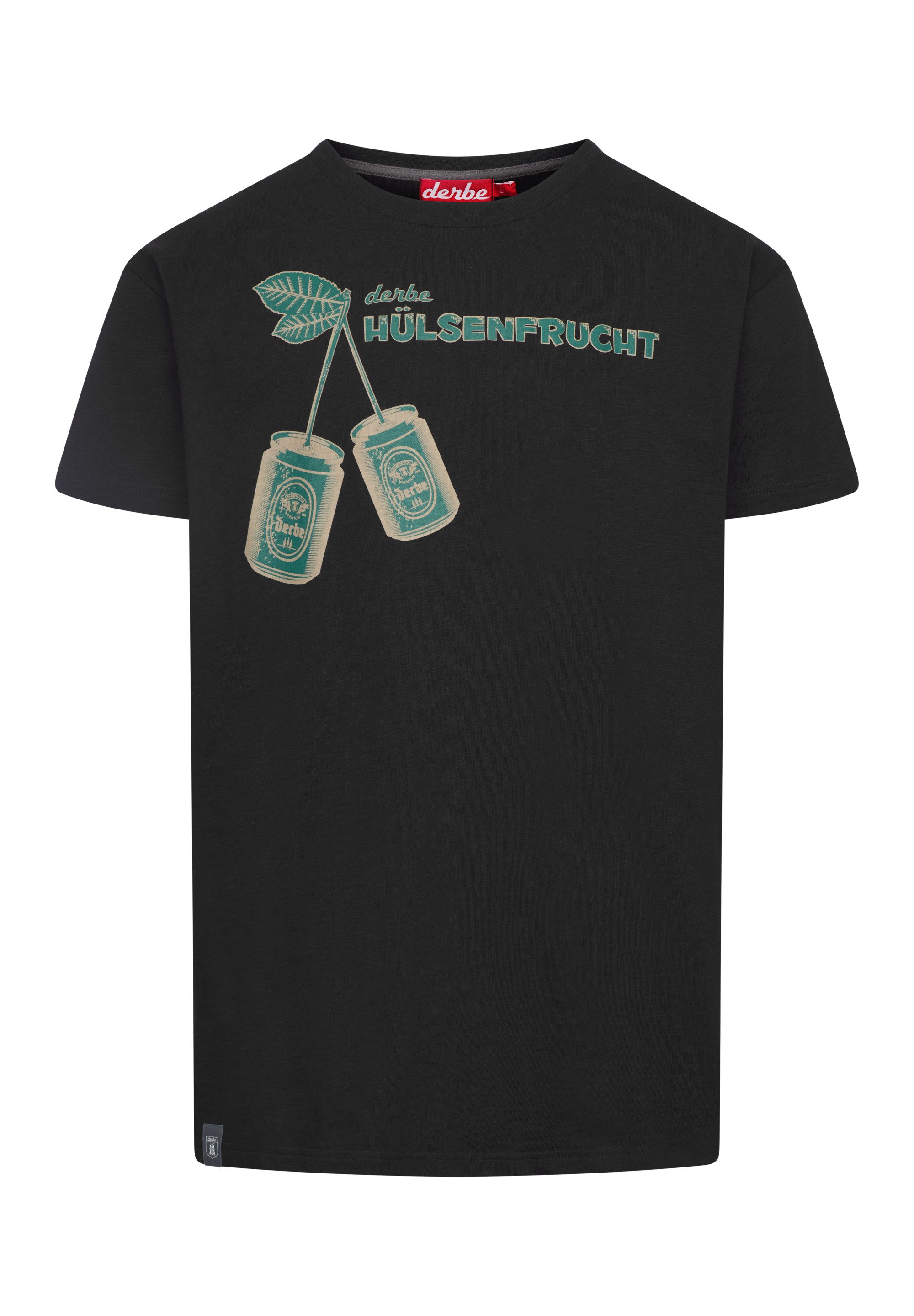 Derbe Print-Shirt Hülsenfrucht