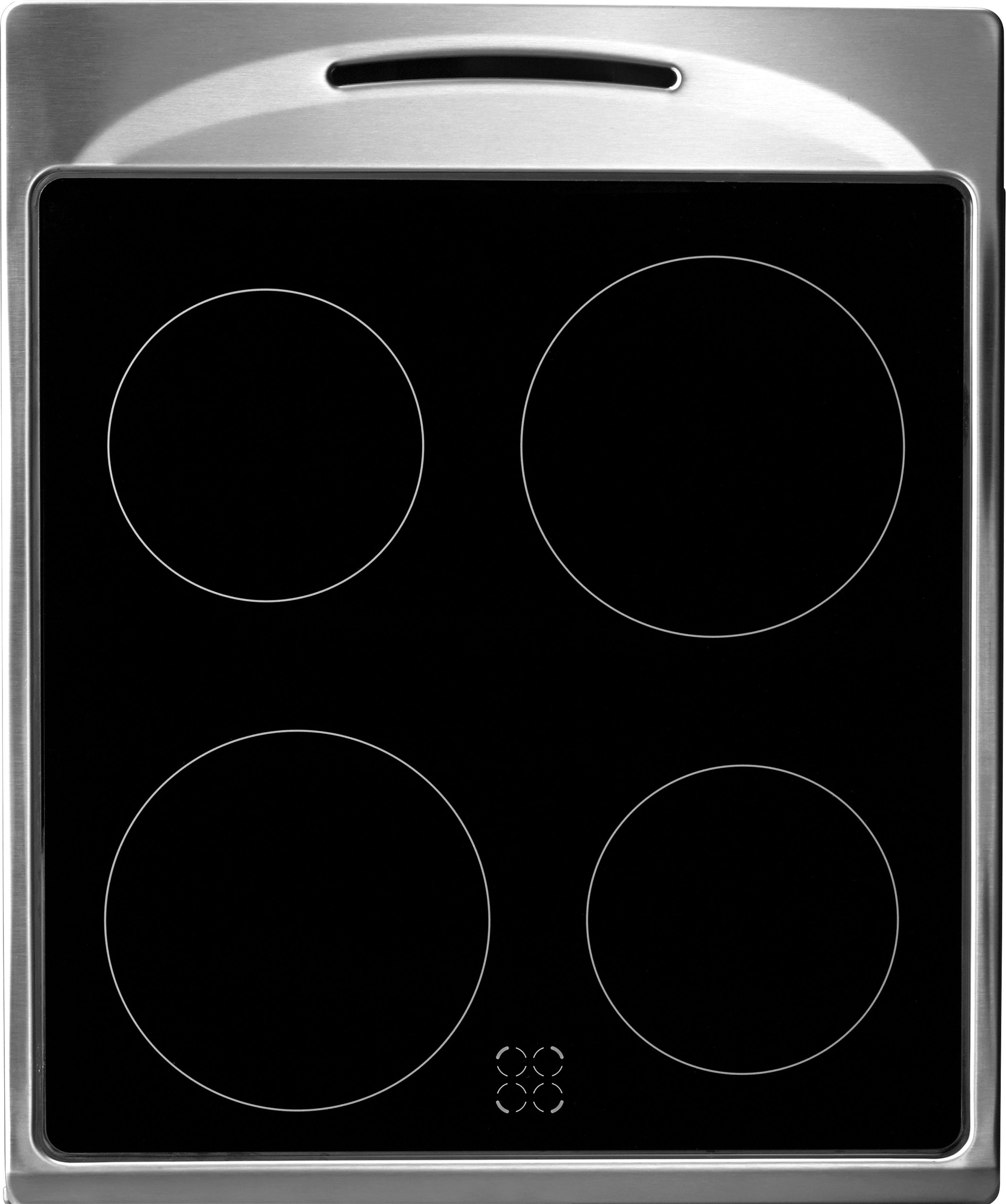 Amica Elektro-Standherd SHC 11505 W/SHC 11595 E, Steam Clean, Kompakter Kochkomfort für den täglichen Küchenalltag