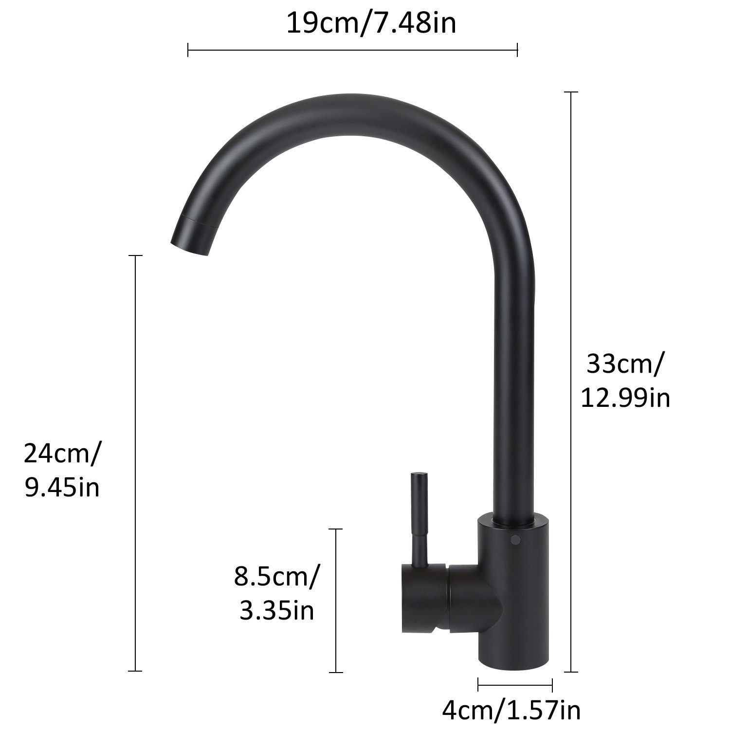ZMH Waschtischarmatur 3 Stile Edelstahl Mischbatterie günstig online kaufen