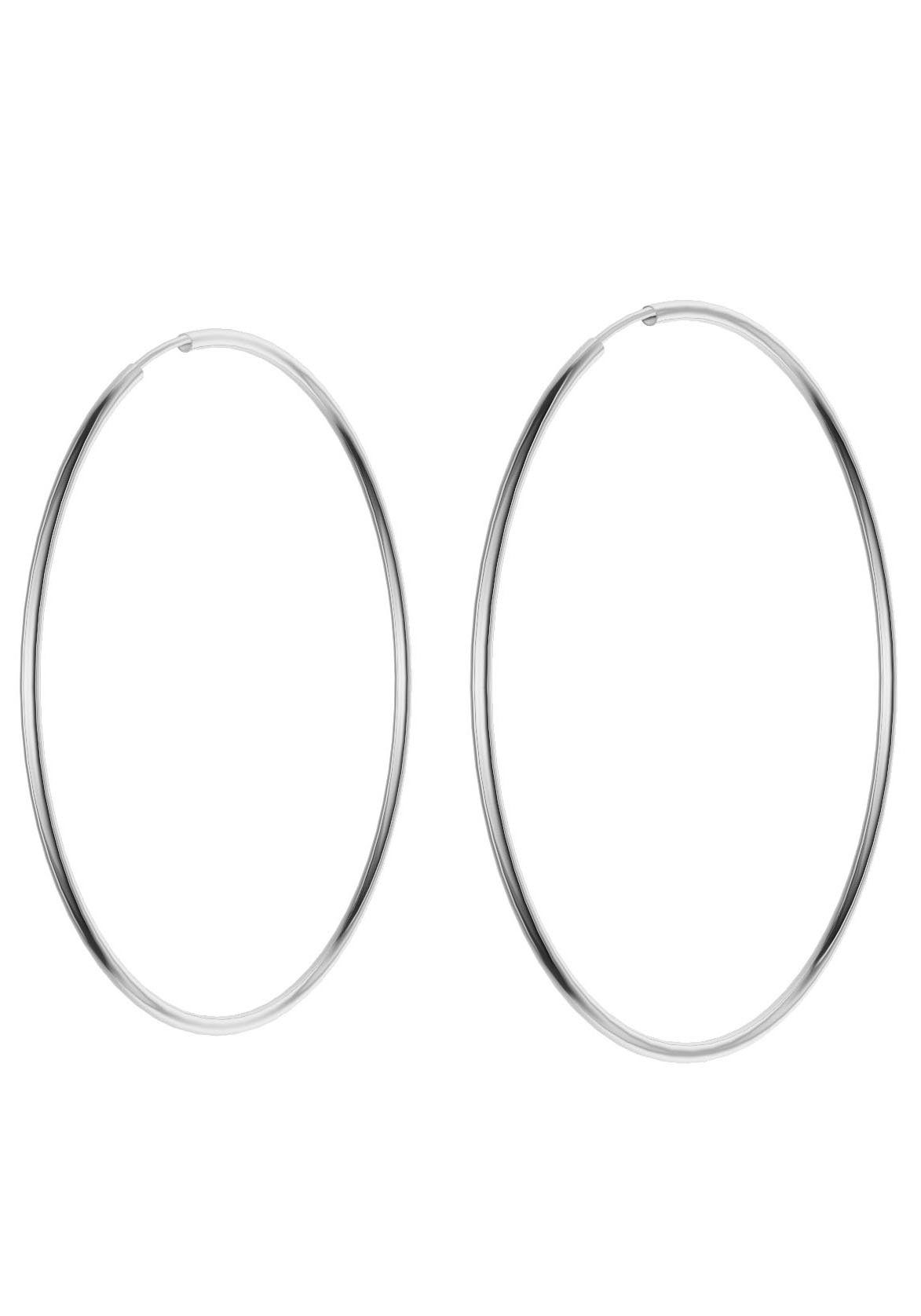 Firetti Paar Creolen Schmuck Geschenk Silber 925 2,0 mm breit, Made in Germany