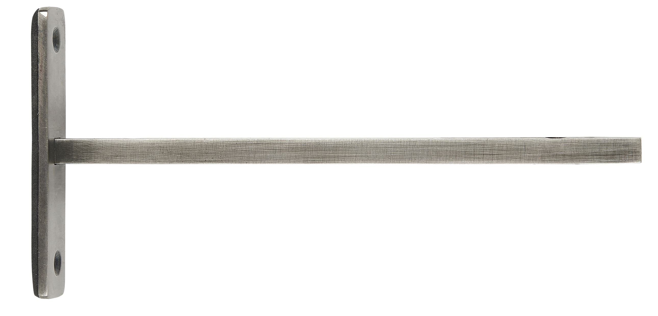 Ib Laursen Wandregalhalter 2x Regalhalter Regalwinkel Regalträger Antiksilber-Finish Grau