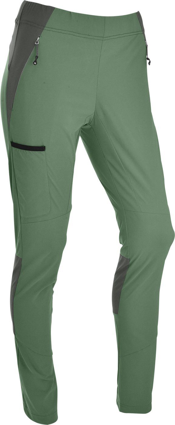 Maul Bundfaltenhose Sellajoch - lange Hose bi-elas MINERAL GREEN