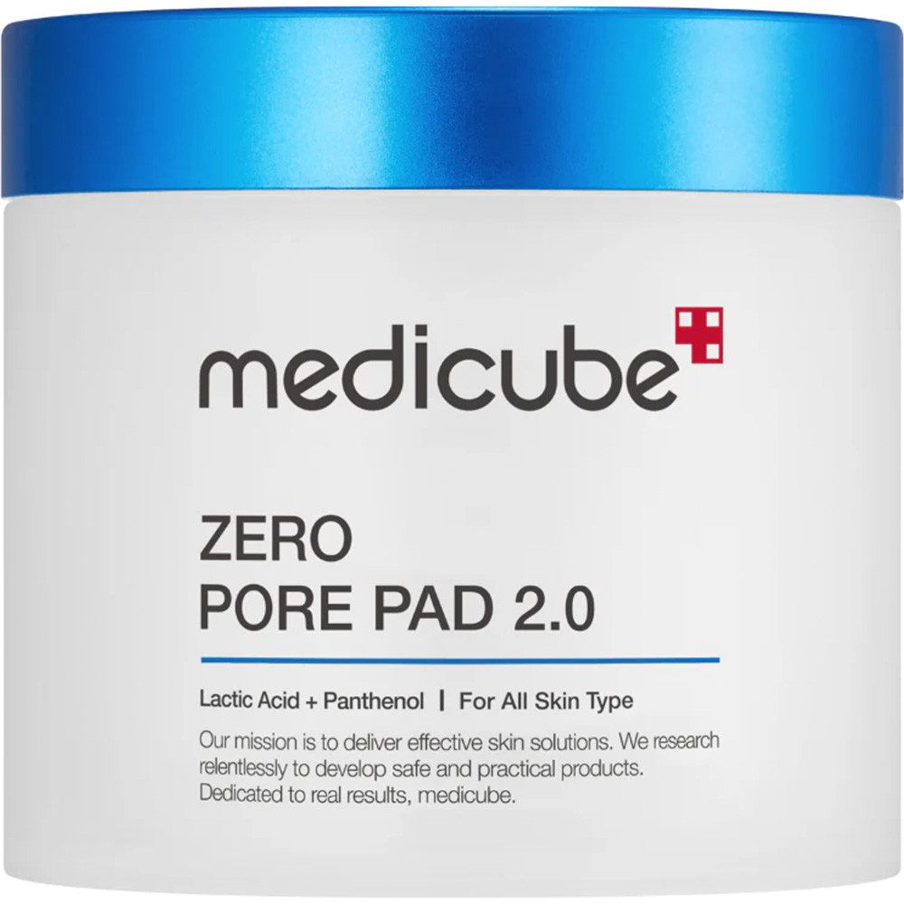 Medicube Gesichtsreinigungstuch ZERO PORE PAD 2.0, für unreine Haut, minimiert Poren und klärt überschüssigen Talg