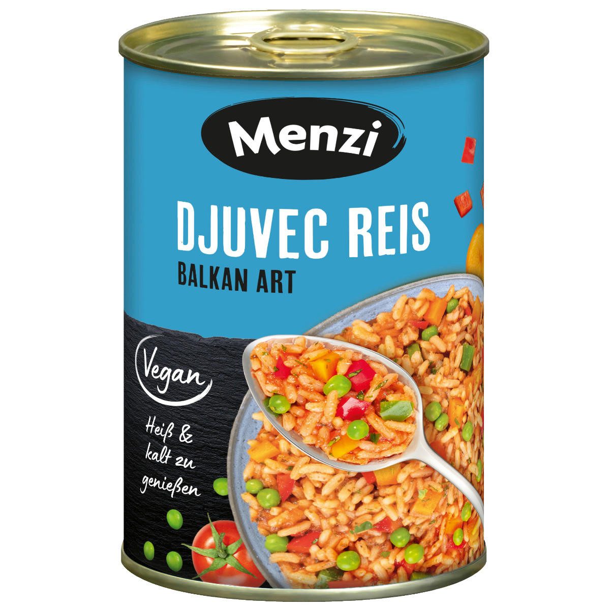 Menzi Fertiggericht, Menzi Djuvec Reis nach Balkan Art würzig leckeres Reisgericht 400g