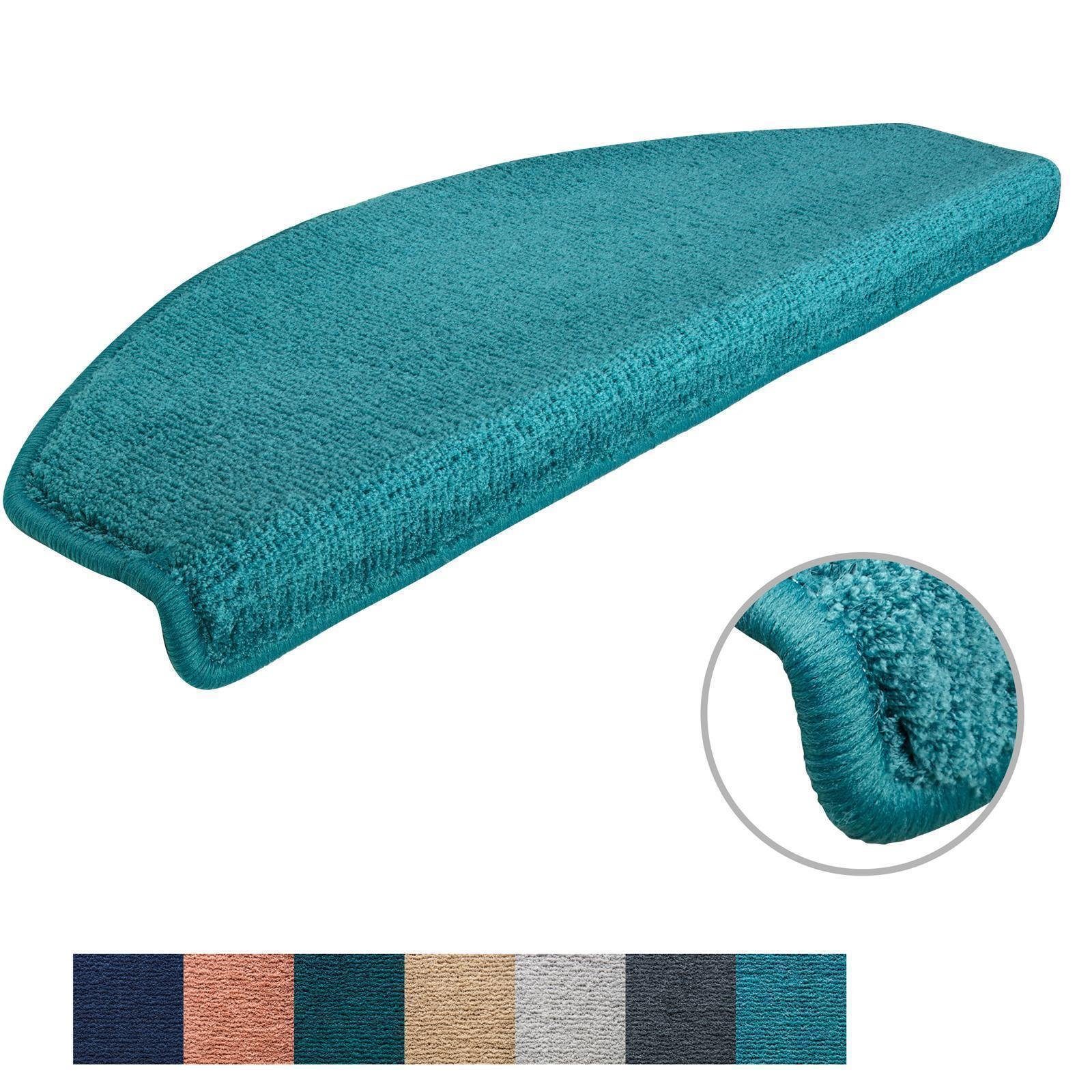 Metzker® Stufenmatte Stufenmatten Sweet Halbrund, halbrund, Höhe: 14 mm, 15 Stück im Set - Türkis – Bild 3 von 5