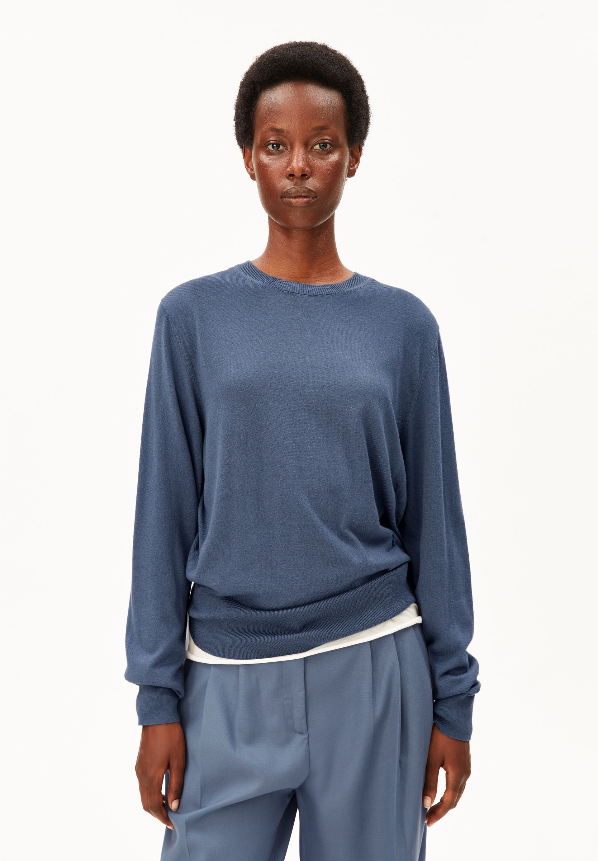 Armedangels Strickpullover FINE KNIT Pullover aus TENCEL™ Modal Mix Regular Fit