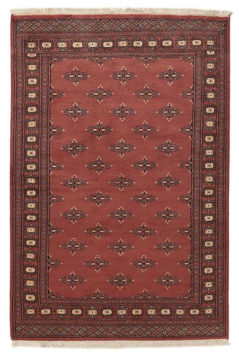 Orientteppich Pakistan Buchara 2ply 138x204 Handgeknüpfter Orientteppich, Nain Trading, rechteckig, Höhe: 8 mm