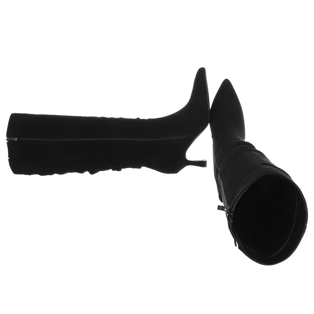 Ital-Design Elegante Overknee-Stiefel mit Stiletto Absatz für Damen Stiefel günstig online kaufen