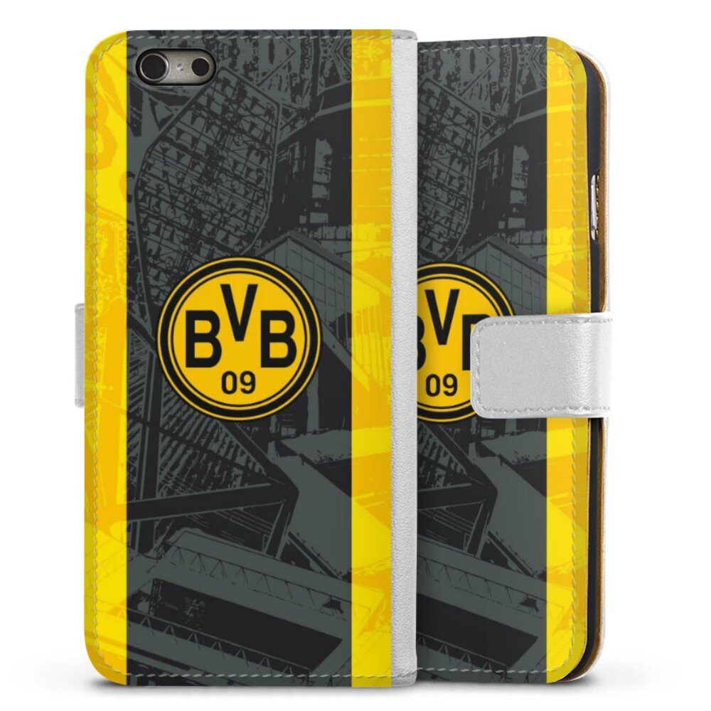 DeinDesign Handyhülle Borussia Dortmund BVB Stadion 50 Jahre Signal Iduna Park, Apple iPhone 6s Hülle Handy Flip Case Wallet Cover Handytasche Leder
