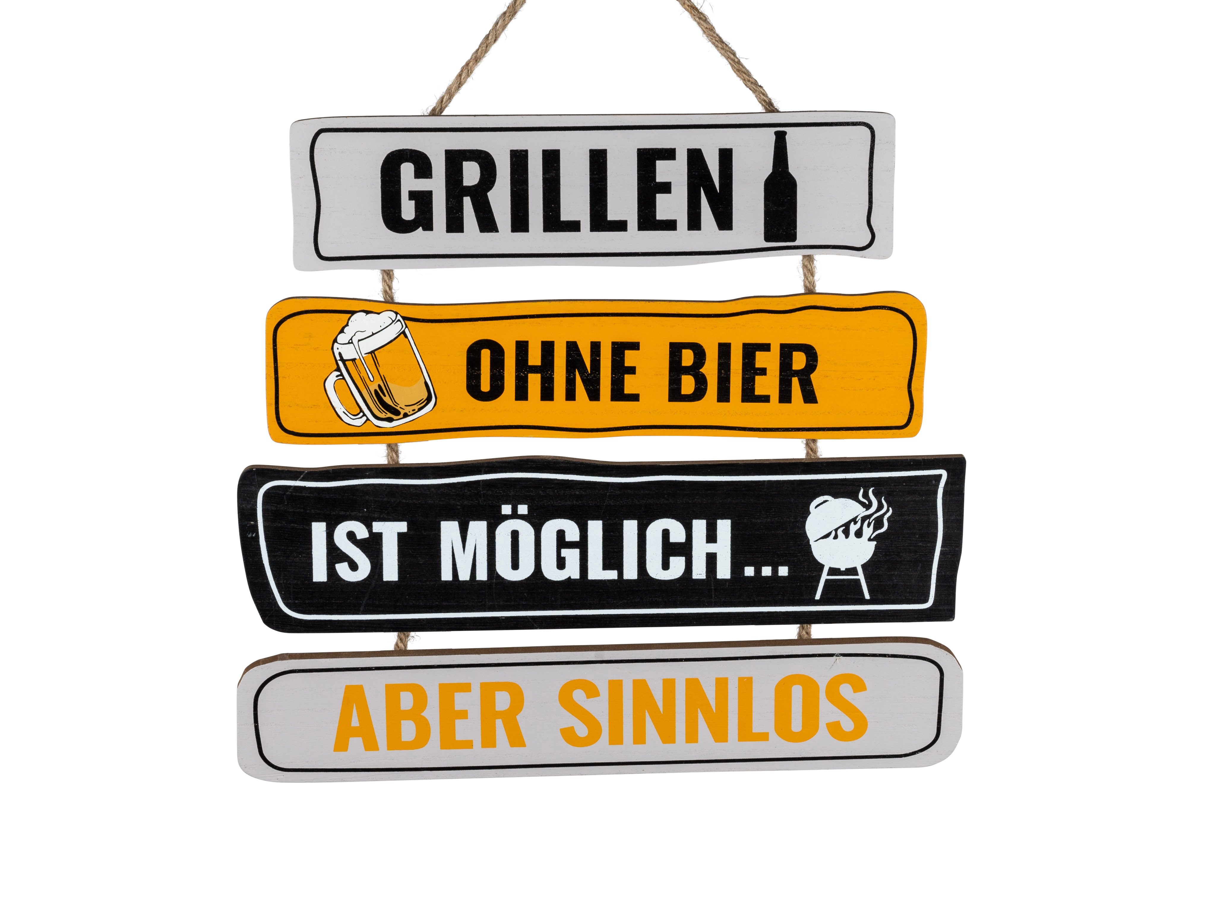 Small-Preis Dekohänger Gartenschild mit Grillregeln - günstig online kaufen