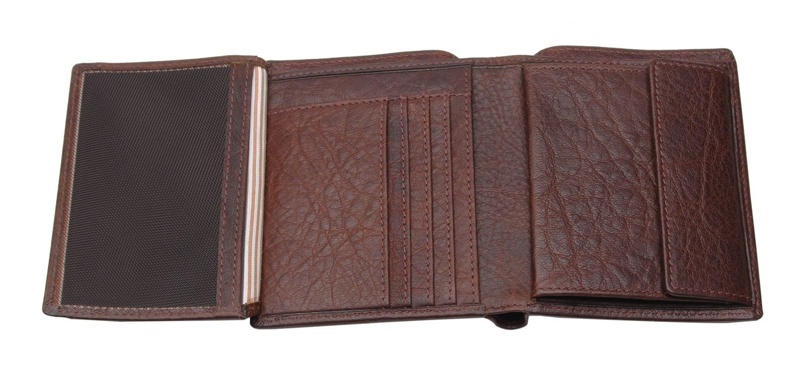 Esquire Geldbörse Wallet, aus echtem Büffelleder mit RFID-Blocker Schutz