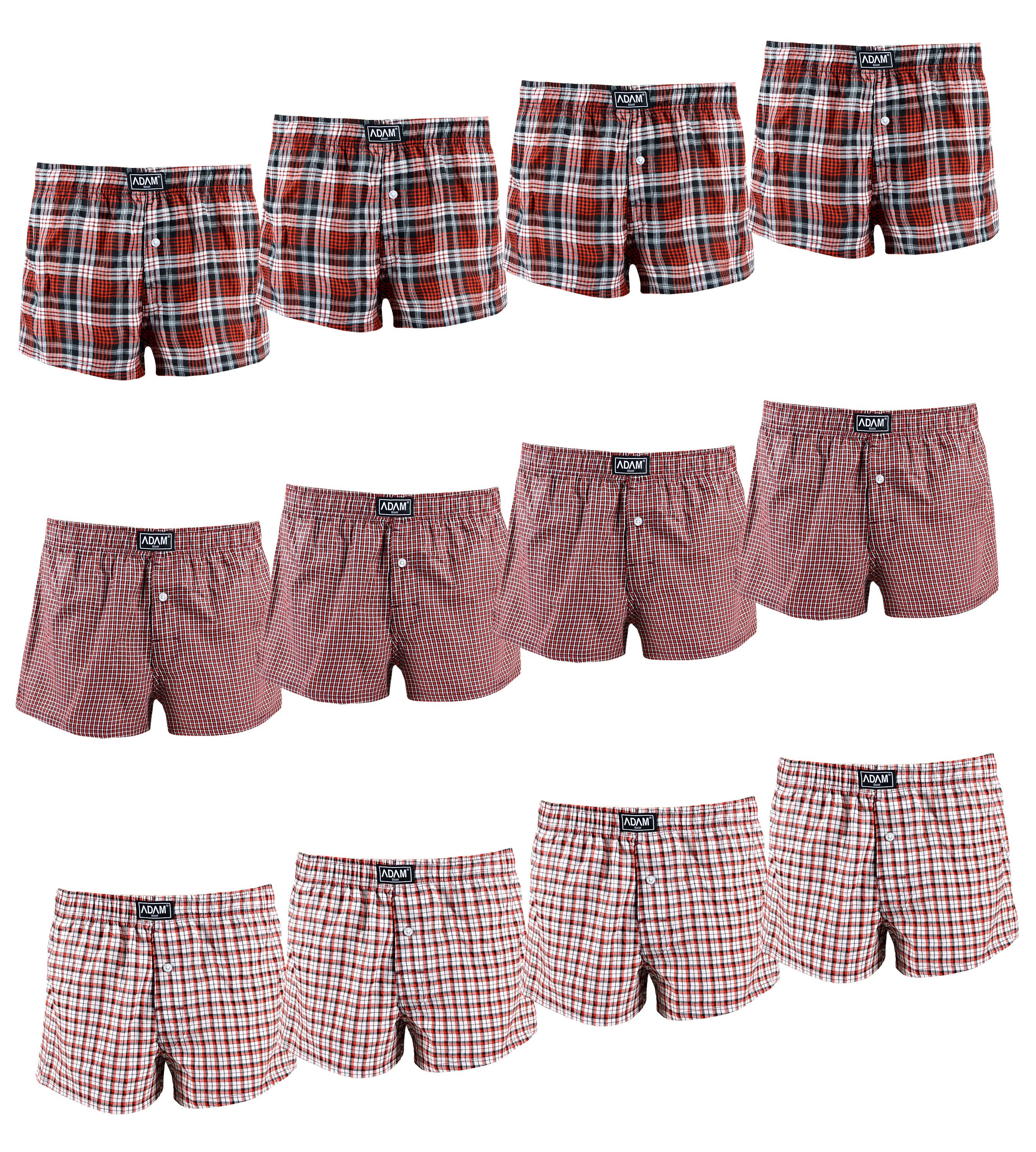 Webboxer Gewebte Boxershorts American Unterhosen Herren Boxershorts Kariert