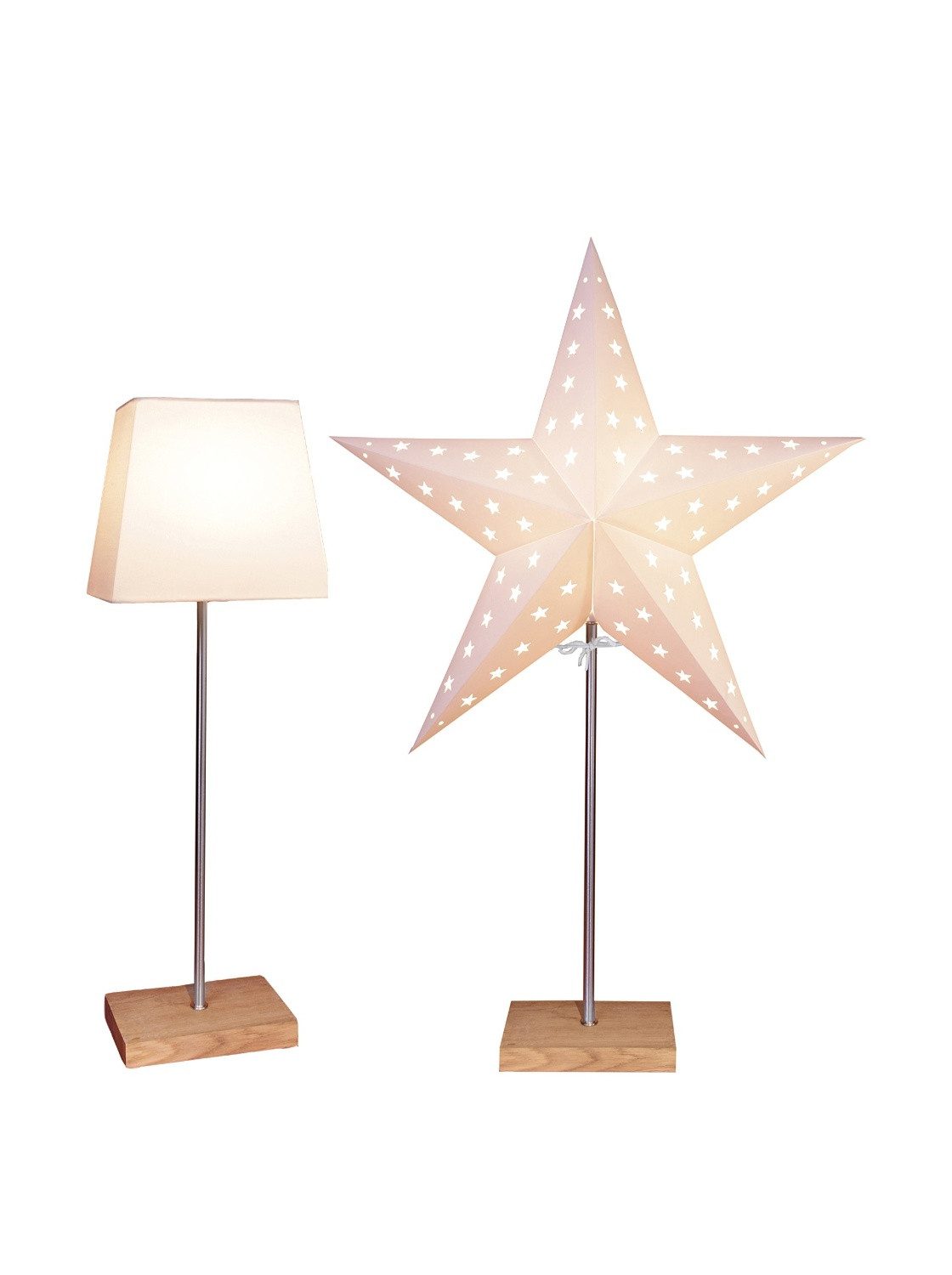 STAR TRADING LED Stern Tischlampe Leo von Star Trading, 3D Papierstern – Bild 2 von 5