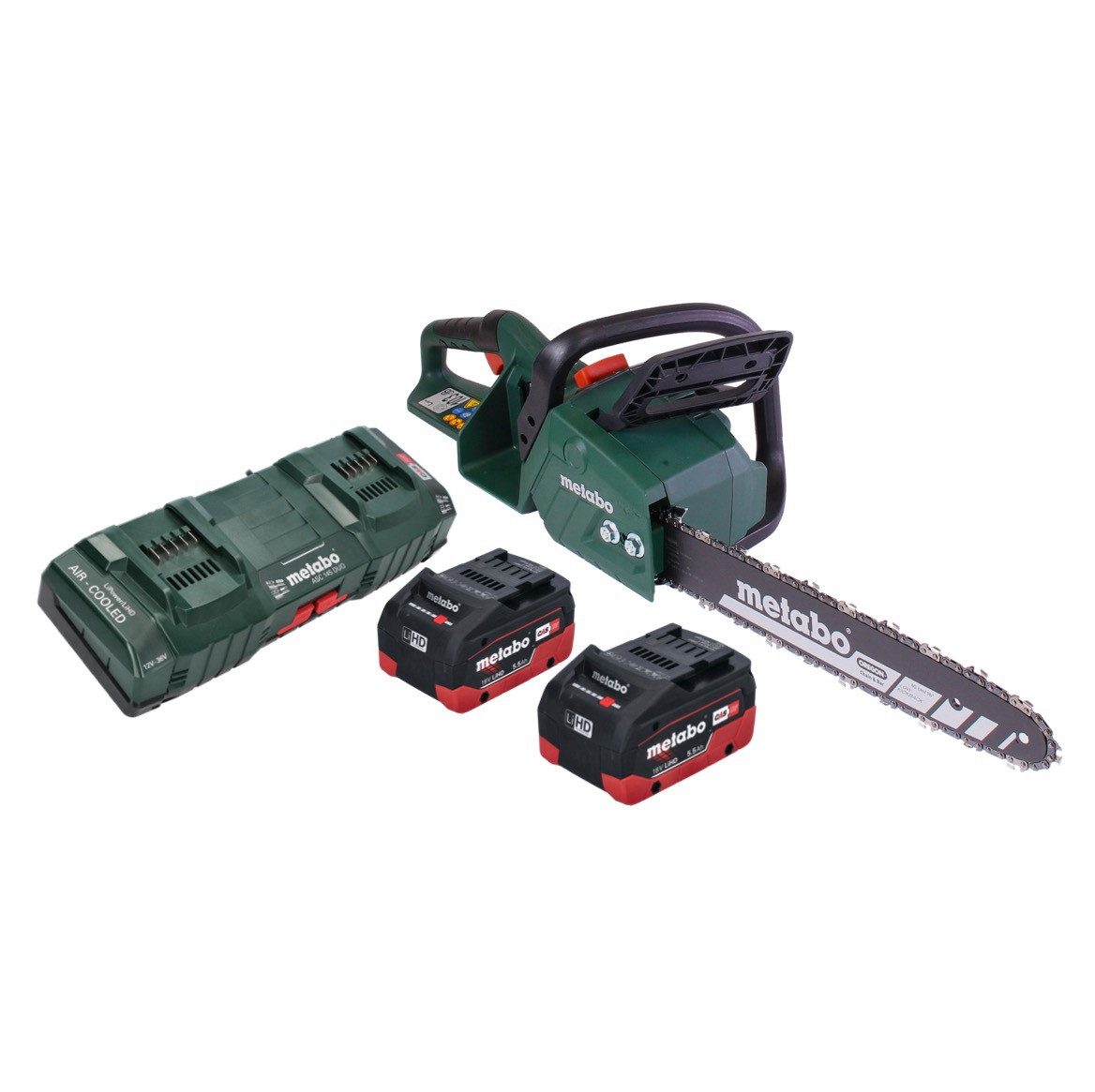 metabo Akku-Kettensäge MS 36-18 LTX BL 40 Akku Kettensäge 36 V (2x 18 V) 40 cm 22 m/s Brus
