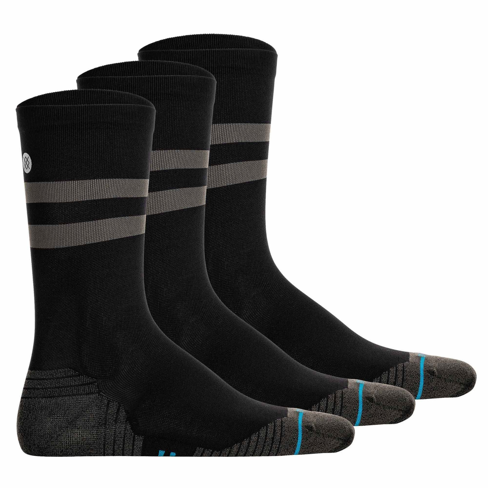 Stance Kurzsocken Unisex Socken 3er Pack Nylon Franchise UL Crew (Packung, 3er Pack)