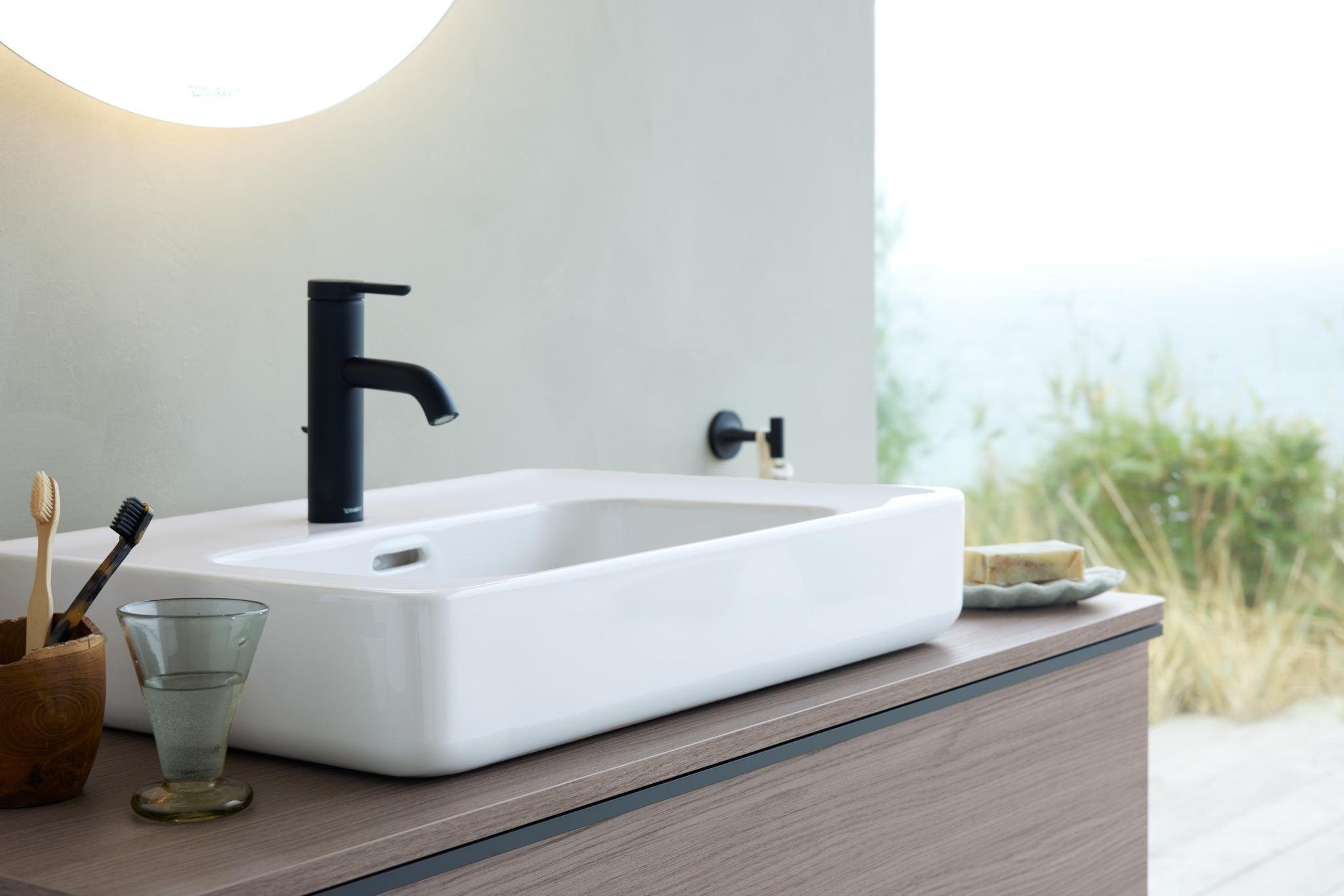 M Waschtischmischer Badarmatur Duravit Einhandmischer Wasserhahn Mischbatterie C.1