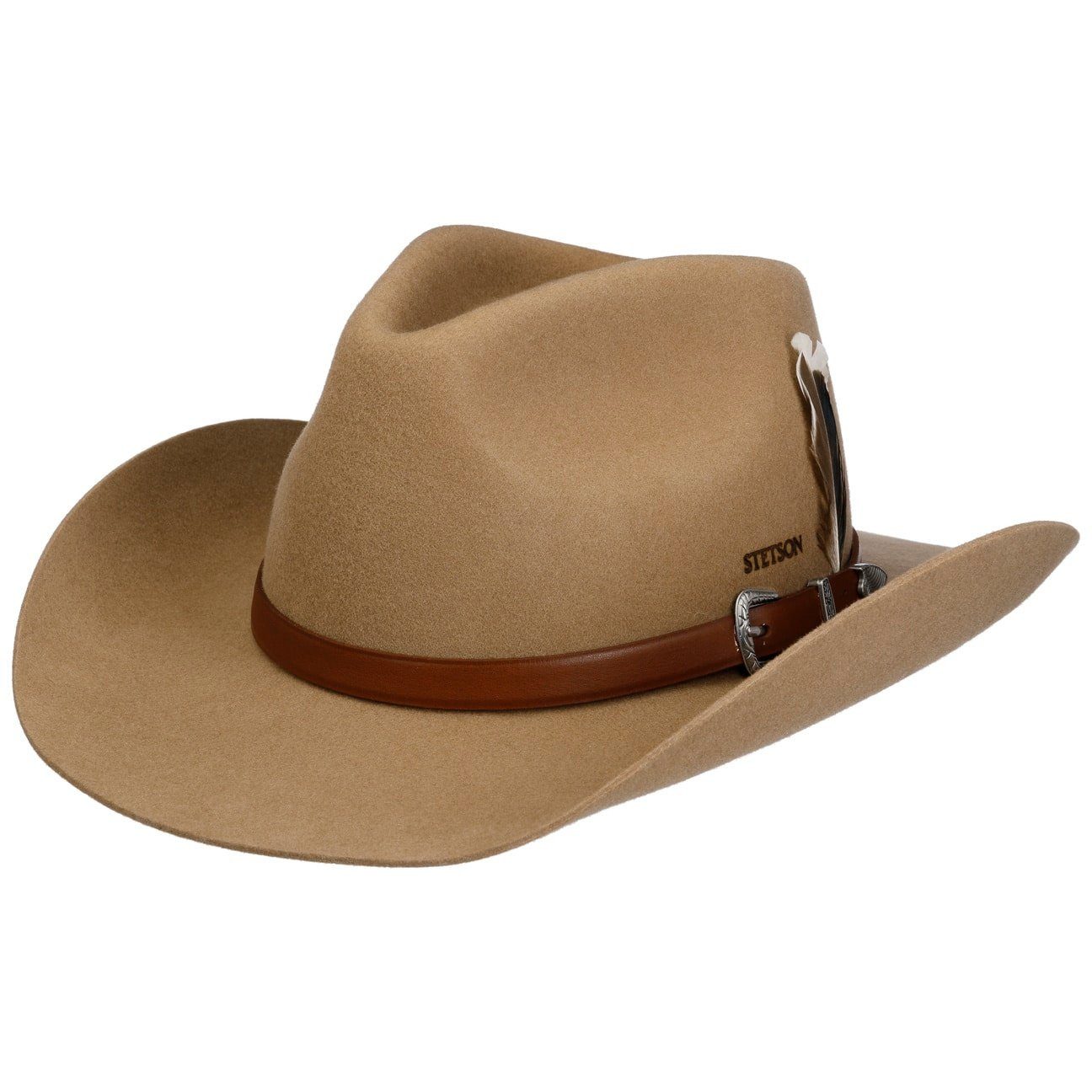 Stetson Cowboyhut (1-St) Westernhut mit Lederband